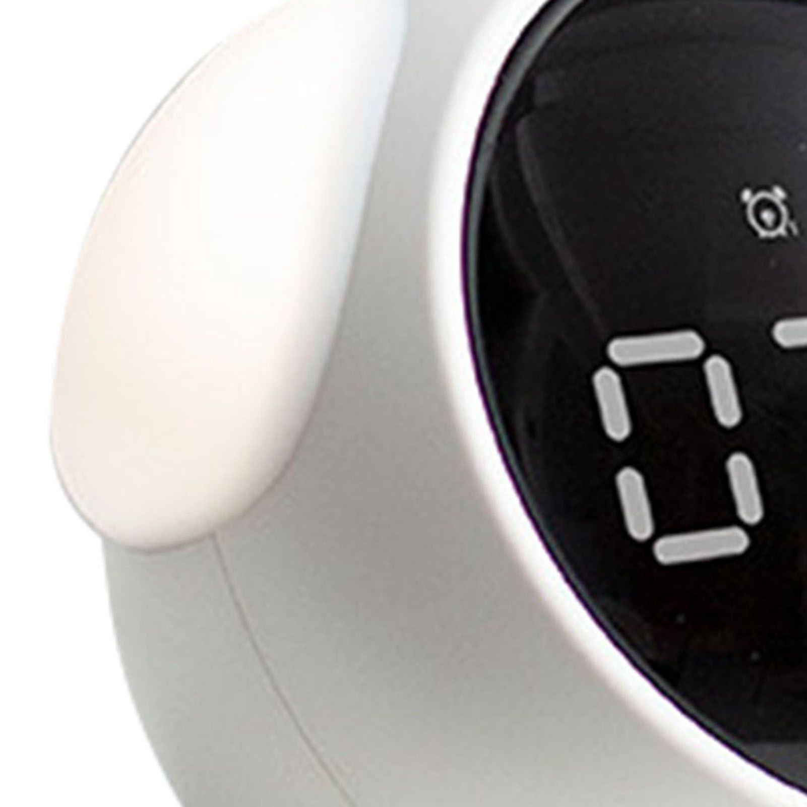 Expression Clock Cute Dog Shape Multifunctional LED Digital Alarm Clock Voice Activated Night Light White - Image 7