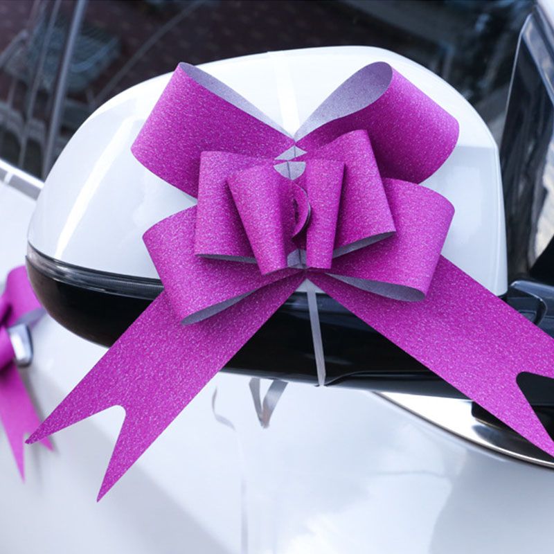 50PCS Pull Bows Bright Mixed Color Plated One Pull Molding Symmetrical Exquisite Craftsmanship for Wedding Party - Image 5