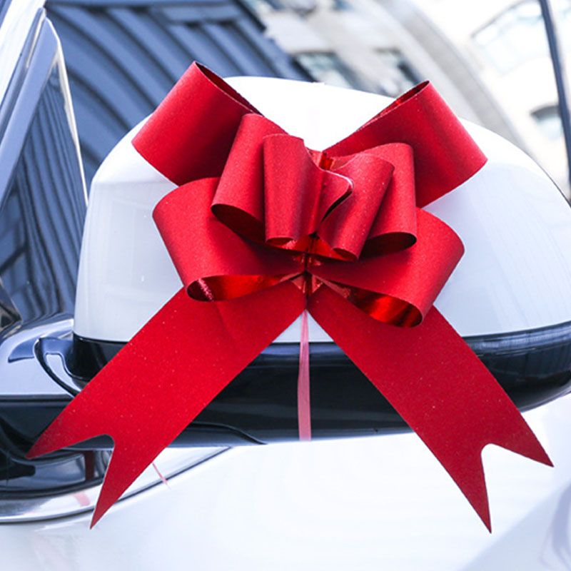 50PCS Pull Bows Bright Mixed Color Plated One Pull Molding Symmetrical Exquisite Craftsmanship for Wedding Party - Image 6