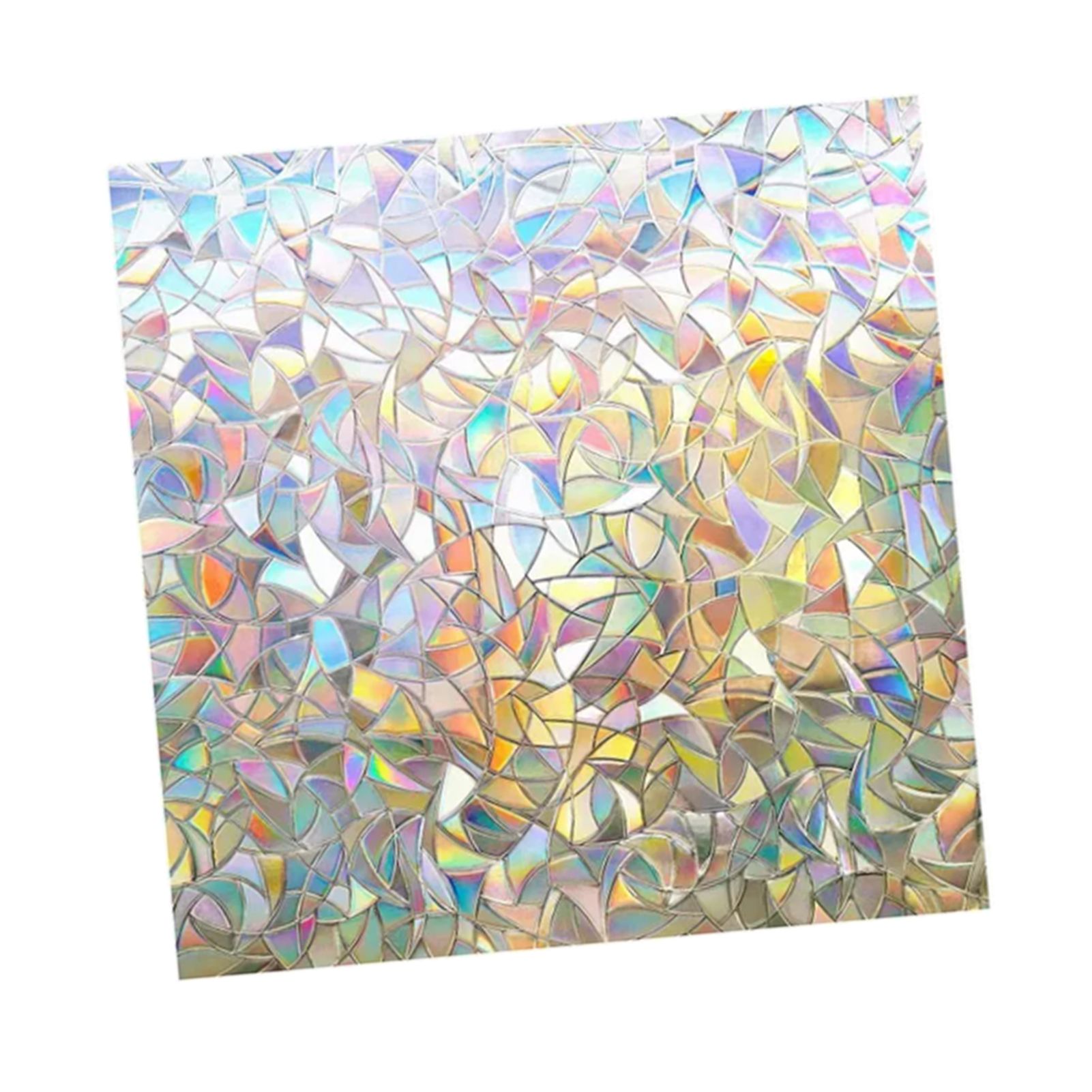 45x200cm Decorative Window Privacy Film 3D Rainbow Window Film Static Cling Window Sticker - Image 2