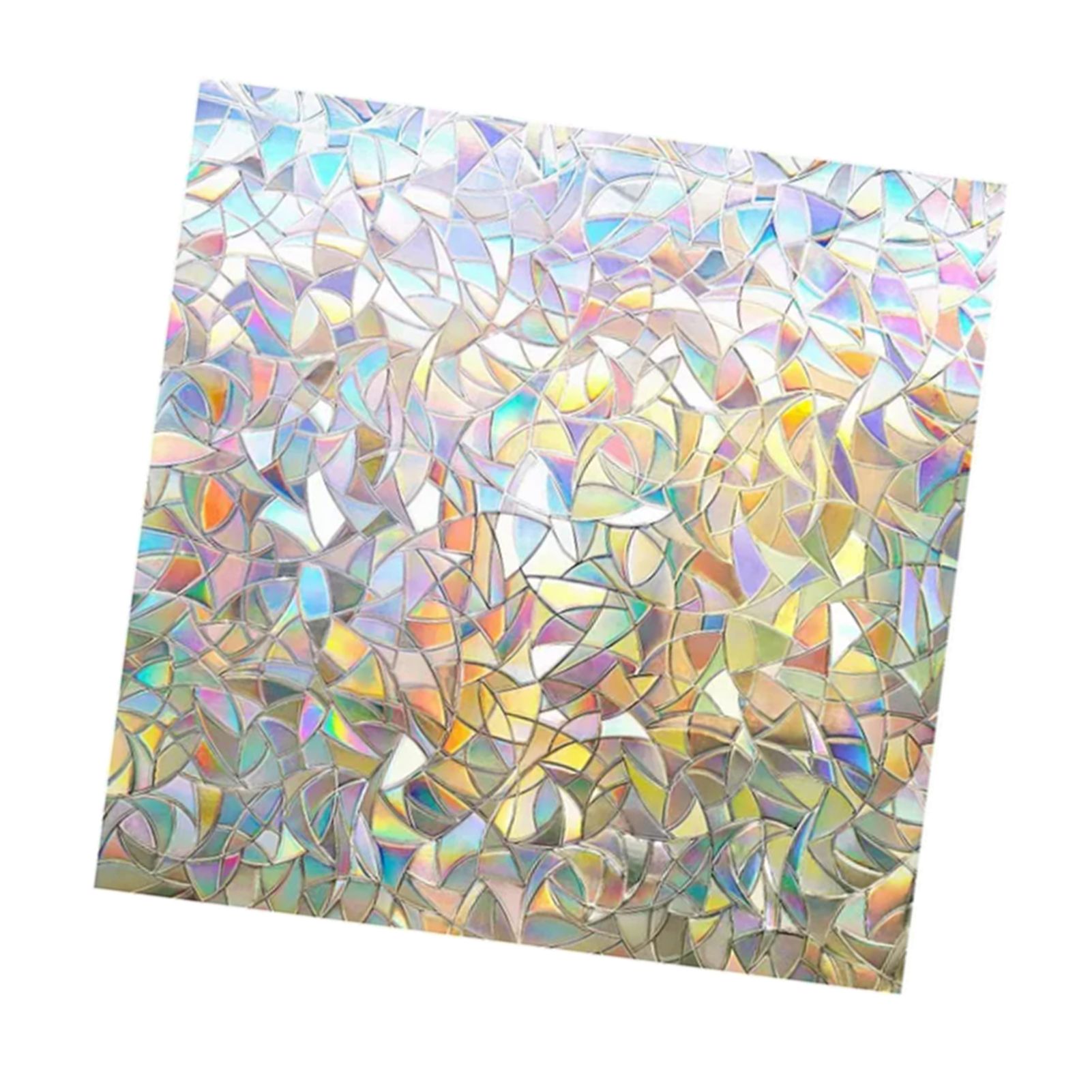 45x200cm Decorative Window Privacy Film 3D Rainbow Window Film Static Cling Window Sticker - Image 3
