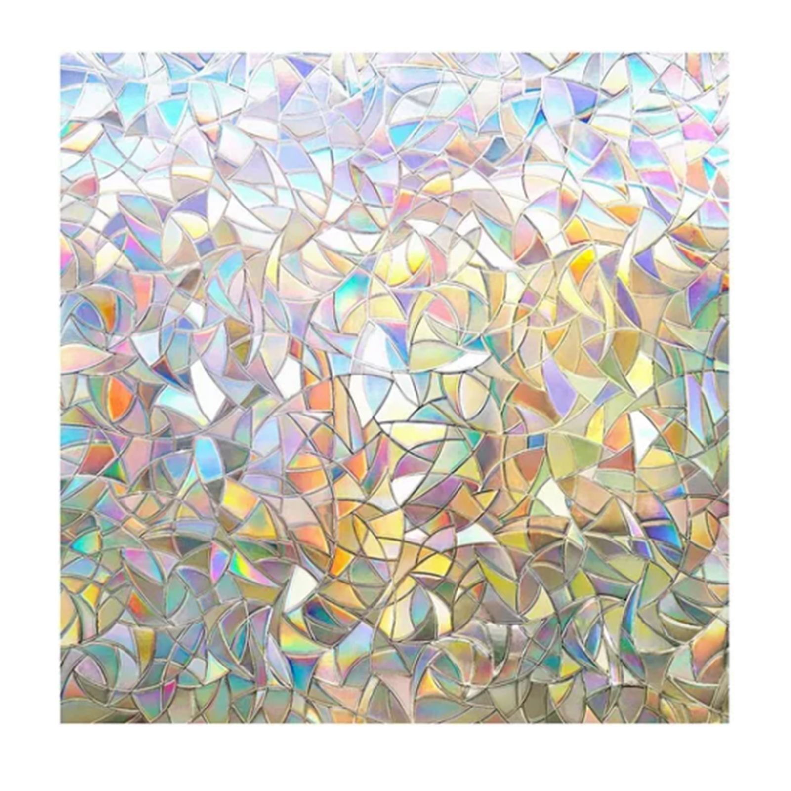 45x200cm Decorative Window Privacy Film 3D Rainbow Window Film Static Cling Window Sticker - Image 4