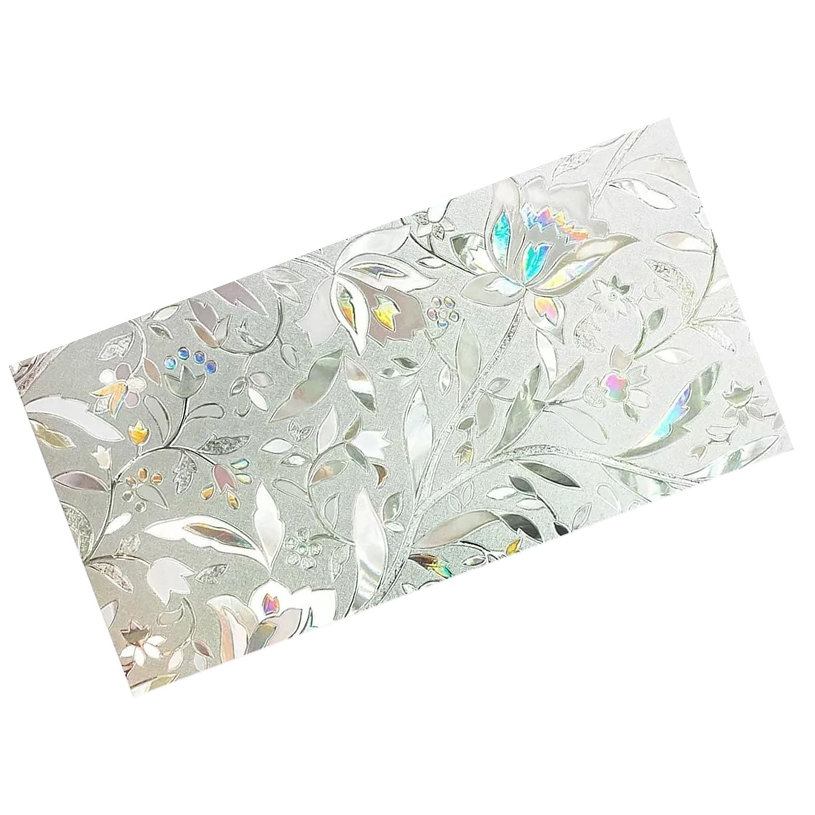 60x300cm 3D Tulip Pattern Self Adhesive Window Privacy Film Static Cling Window Sticker for Home Office - Image 2