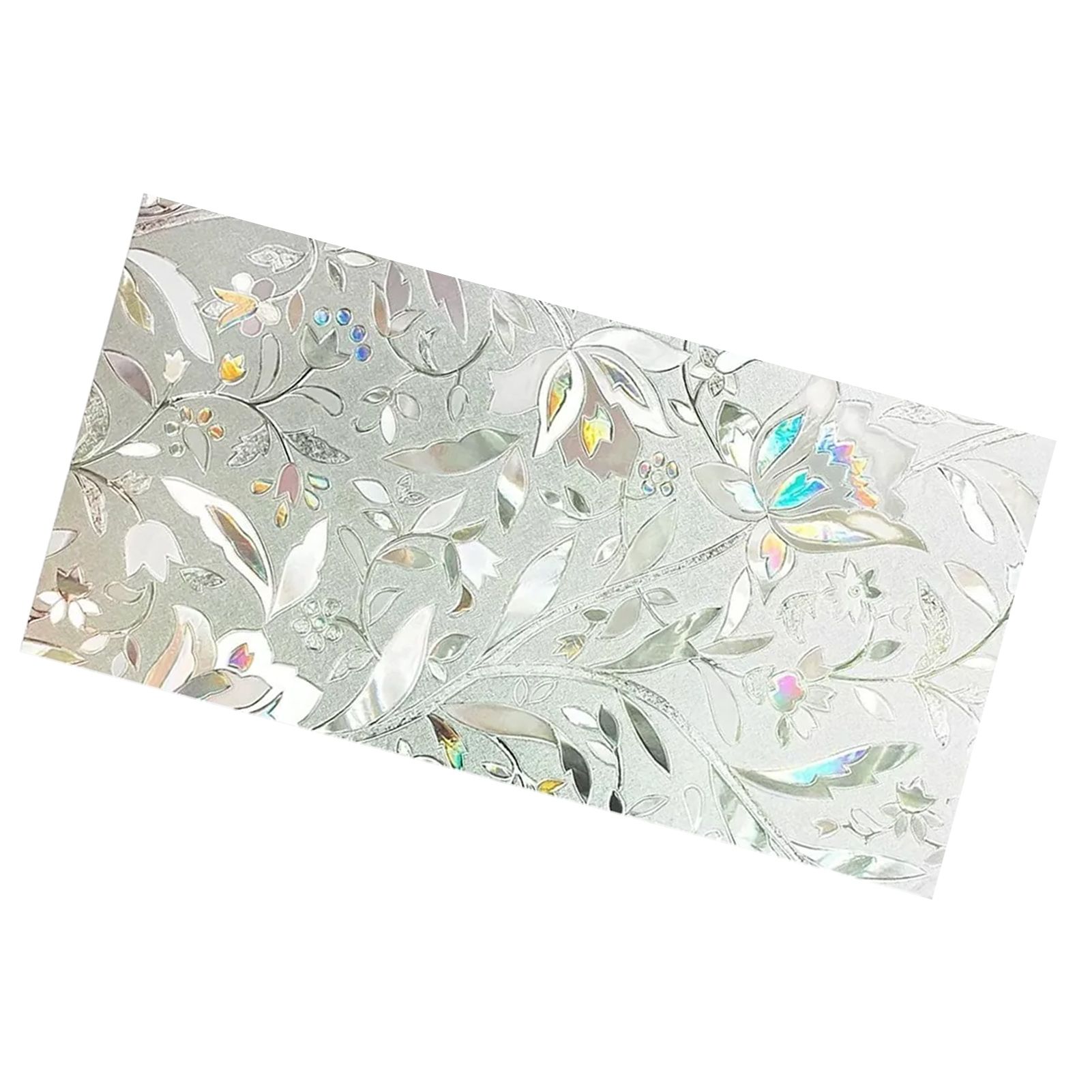 60x300cm 3D Tulip Pattern Self Adhesive Window Privacy Film Static Cling Window Sticker for Home Office - Image 3