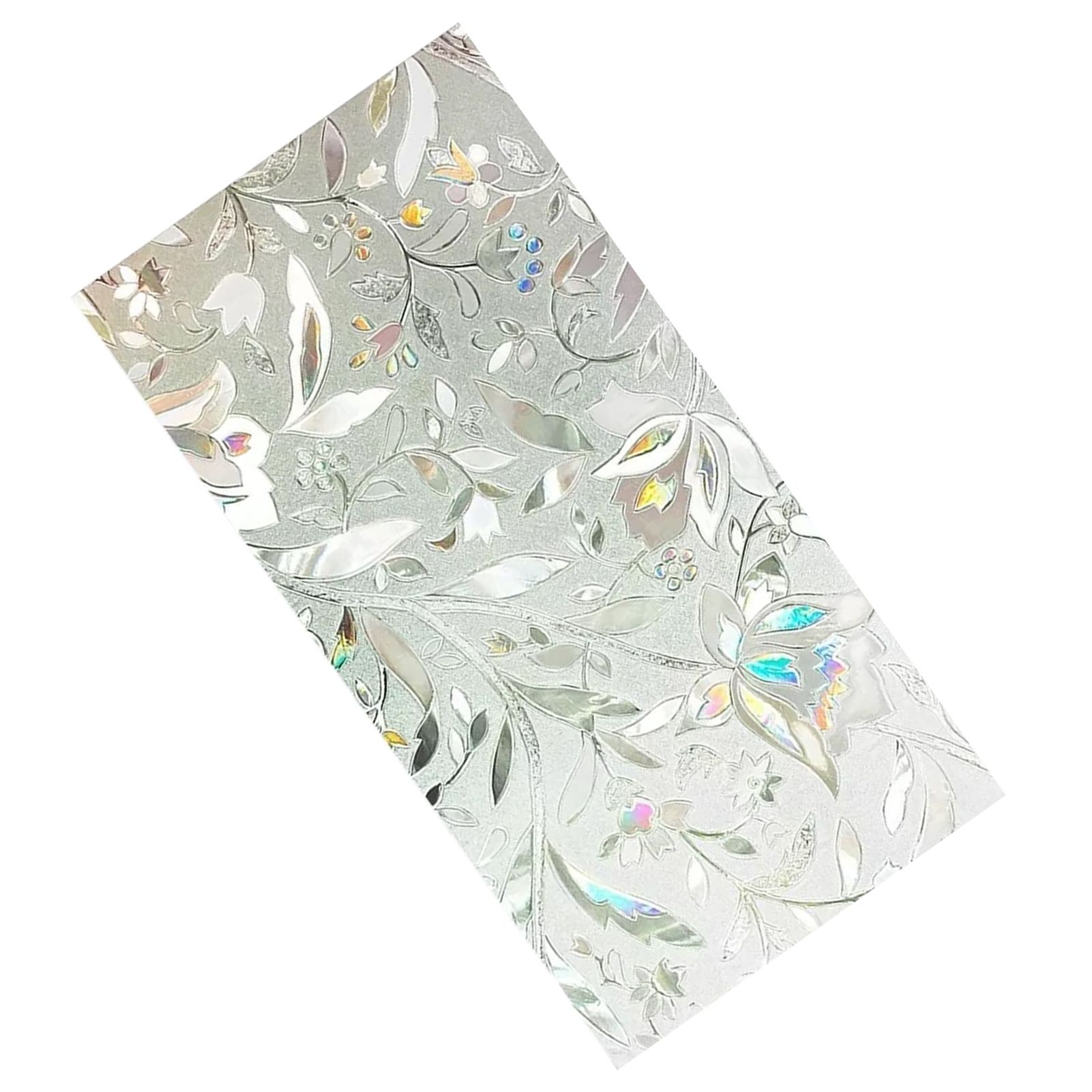 60x300cm 3D Tulip Pattern Self Adhesive Window Privacy Film Static Cling Window Sticker for Home Office - Image 4