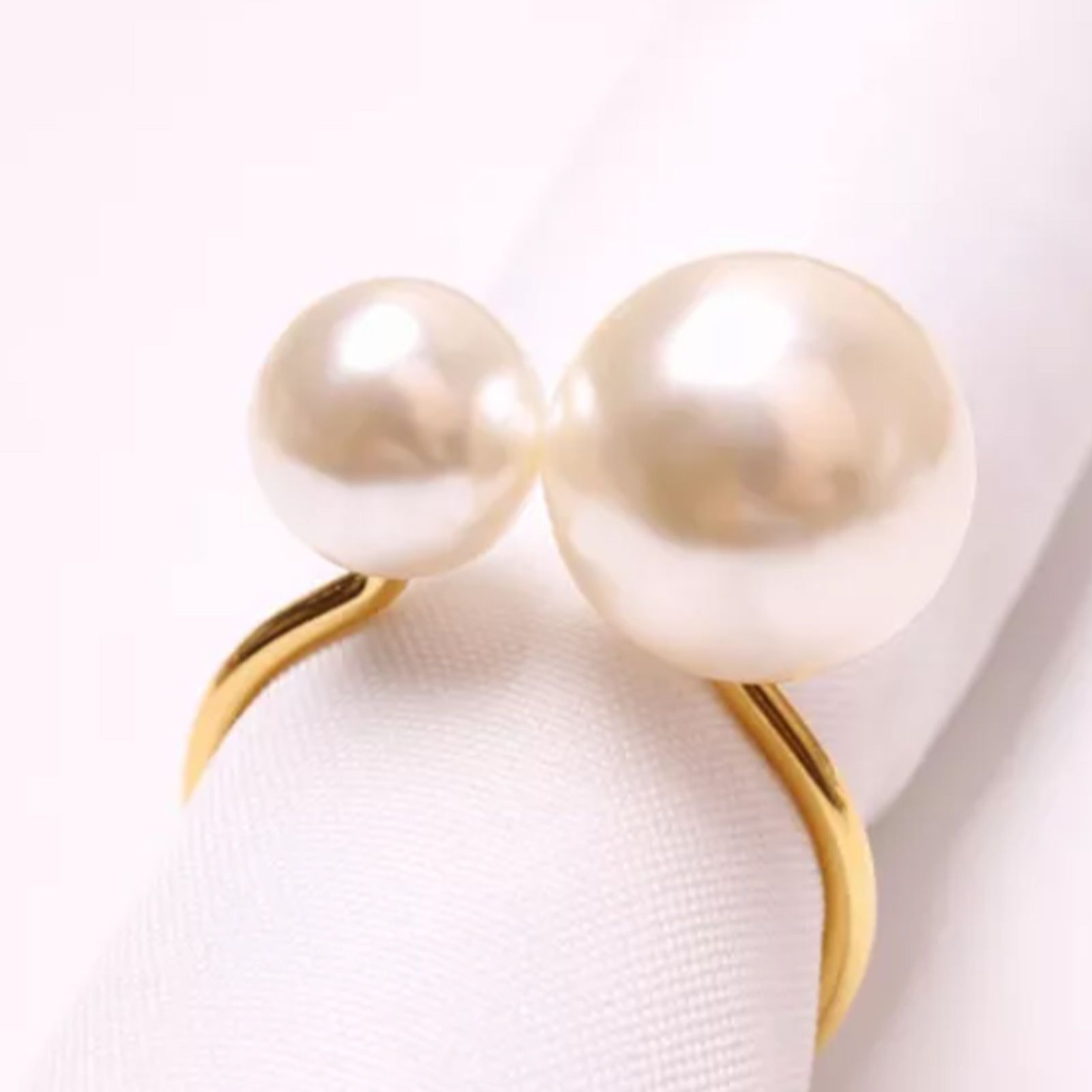 12pcs Napkin Ring Washable Decorative Exquisite Metal Napkin Ring Buckle for Wedding Party Banquet Christmas Dinner - Image 7