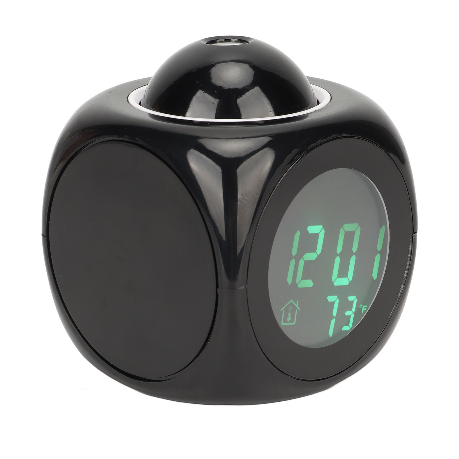 Projection Clock LED Display Projection Alarm Clock Mini Voice Timing Digital Clock Projector With USB Cable Black - Image 6