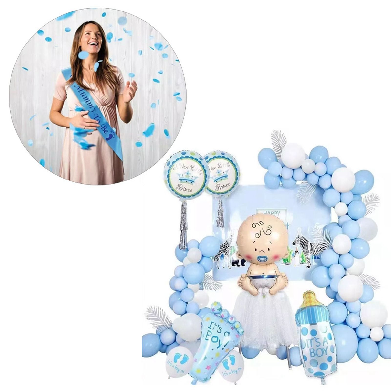 Balloons Kit Decorative Reusable Latex Balloon Set for Baby Shower Birthday Party - Image 4
