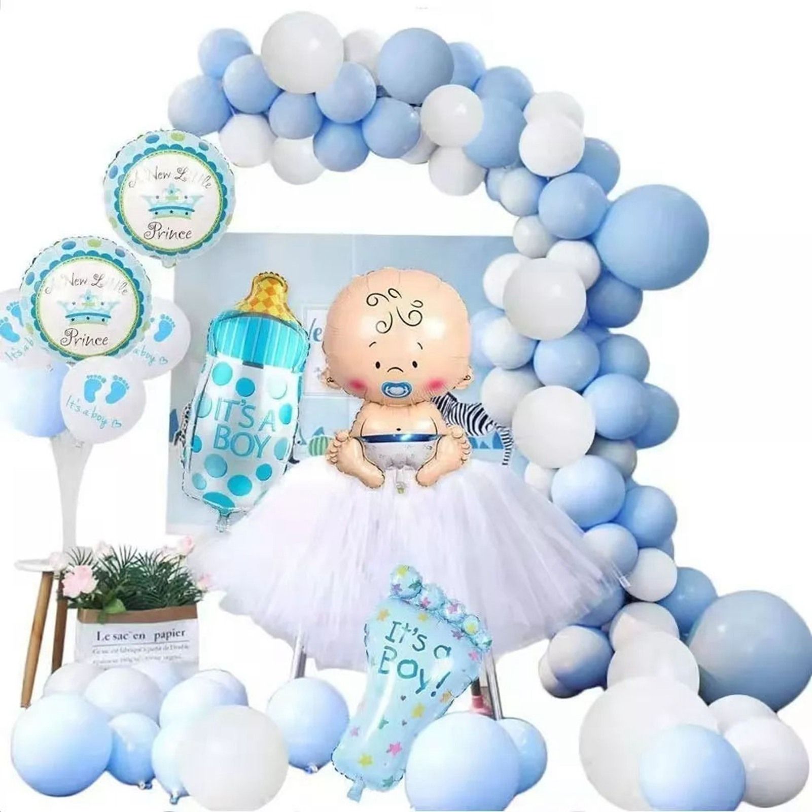 Balloons Kit Decorative Reusable Latex Balloon Set for Baby Shower Birthday Party - Image 5