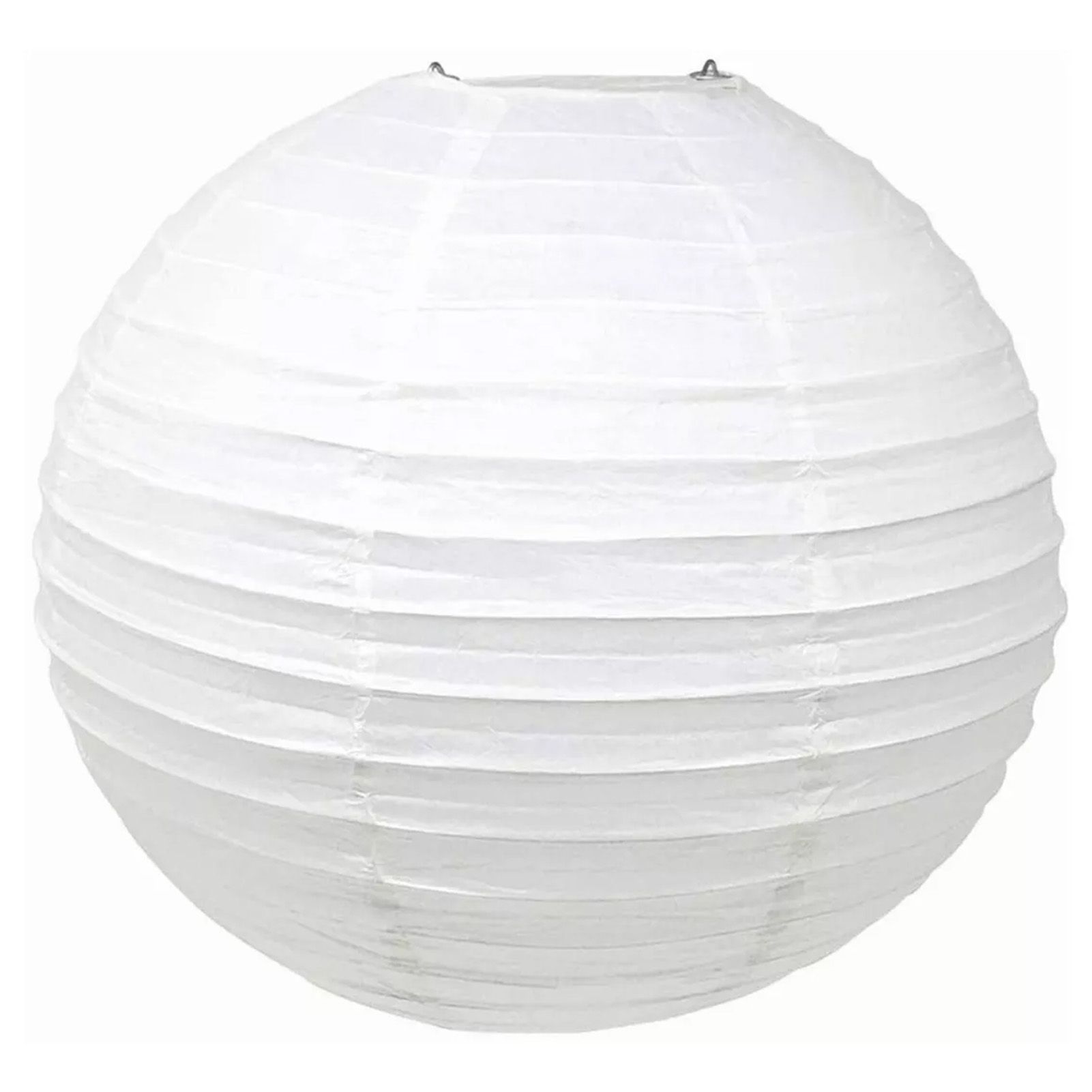 Chinese White Paper Lantern Decorative Round Paper Lanterns with 10 LED Lights for Wedding Party Christmas Party Decor - Image 4