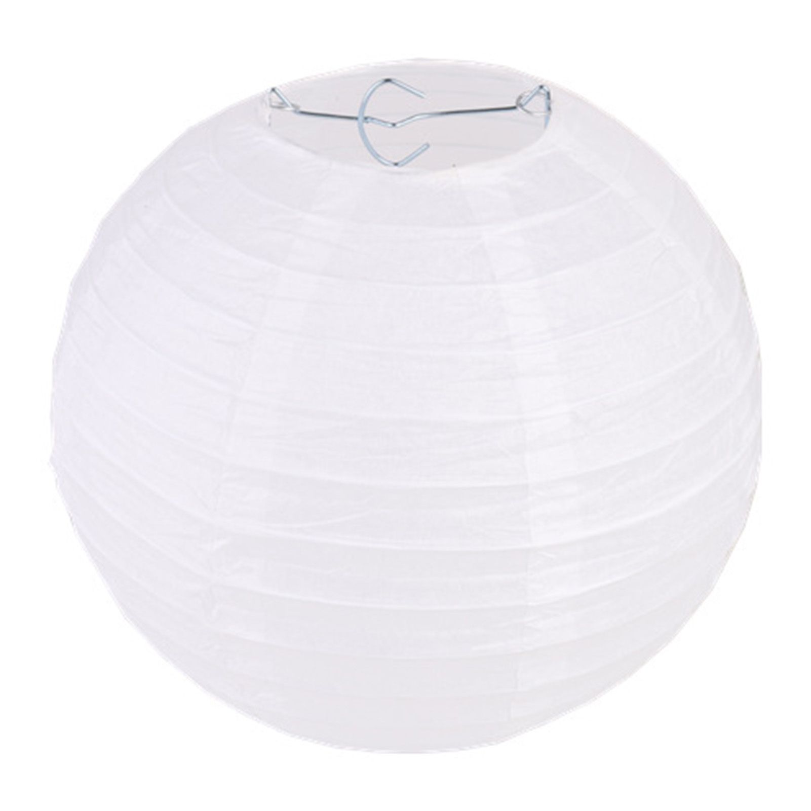 Chinese White Paper Lantern Decorative Round Paper Lanterns with 10 LED Lights for Wedding Party Christmas Party Decor - Image 7