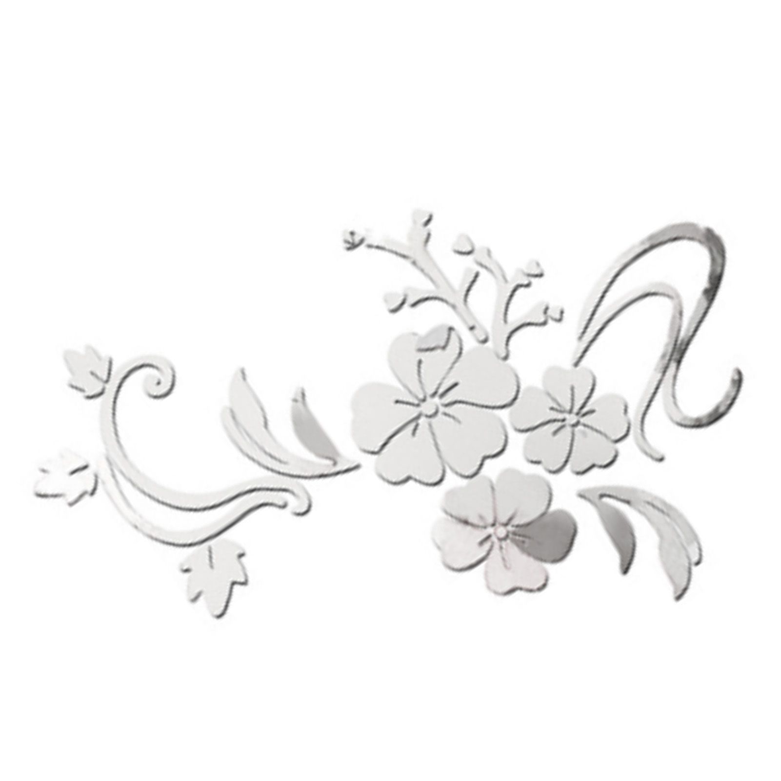 Acrylic Mirror Wall Sticker Removable 3D Wall Decal for Living Room Bedroom Bathroom Studio - Image 3