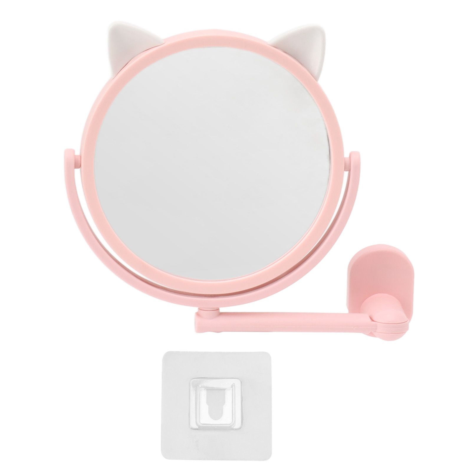 Makeup Mirror 16.5cm Diameter Clear Image Cosmetic Mirror Wall Mirror for Bathroom - Image 1