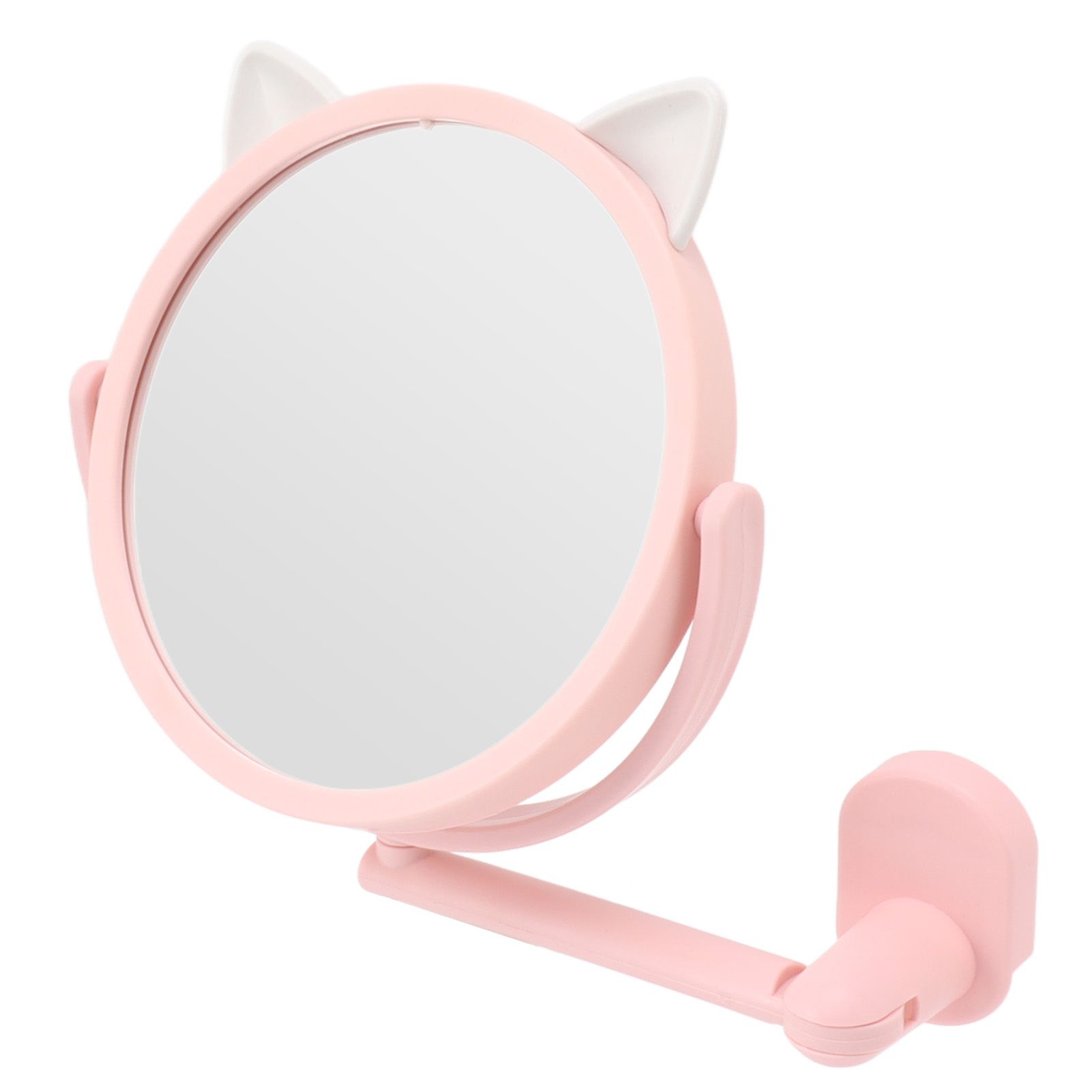 Makeup Mirror 16.5cm Diameter Clear Image Cosmetic Mirror Wall Mirror for Bathroom - Image 5