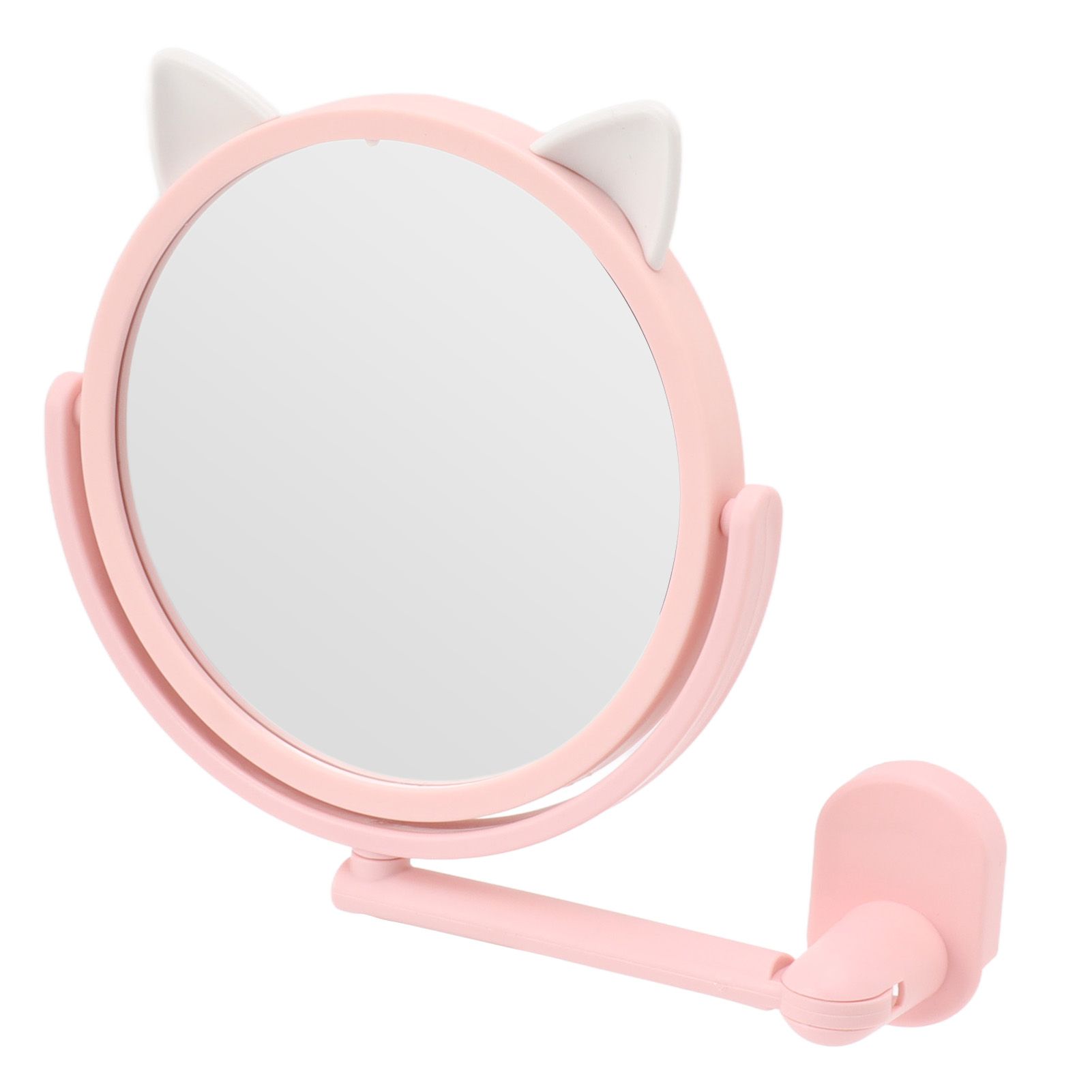 Makeup Mirror 16.5cm Diameter Clear Image Cosmetic Mirror Wall Mirror for Bathroom - Image 7