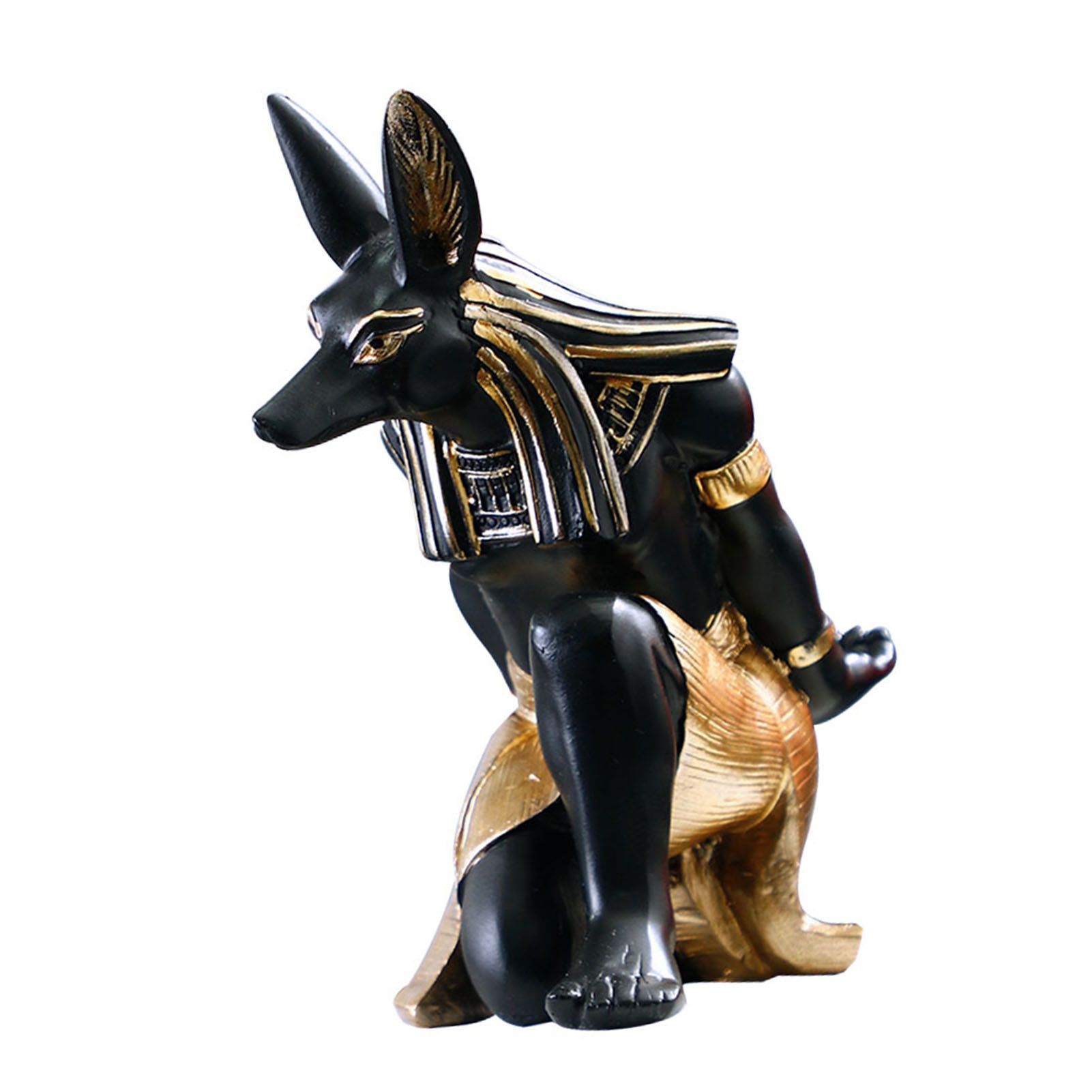 Creative Wine Rack Synthetic Resin Innovative Wine Rack Holder Single Bottle Wine Stand Table Ornament Anubis - Image 2