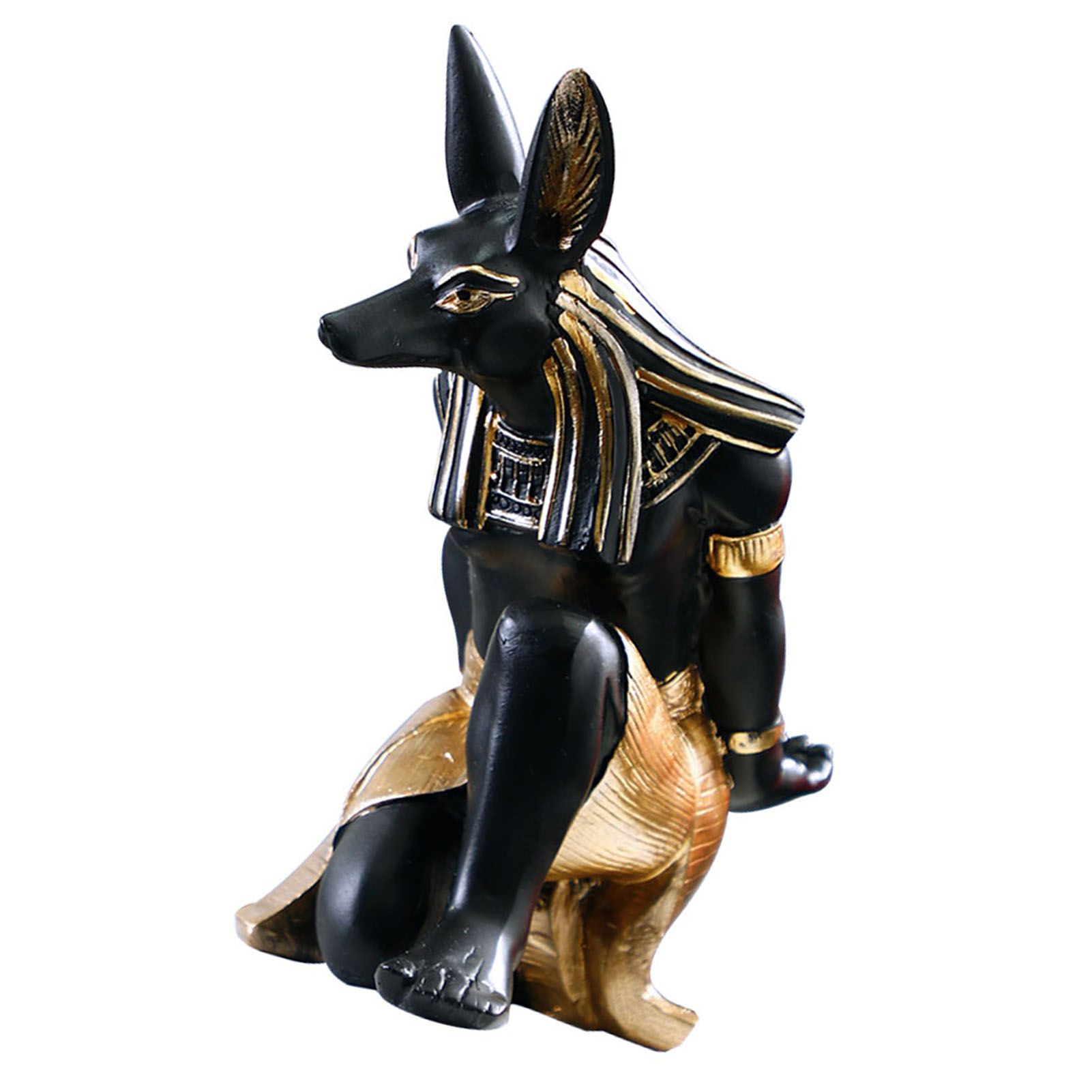 Creative Wine Rack Synthetic Resin Innovative Wine Rack Holder Single Bottle Wine Stand Table Ornament Anubis - Image 3