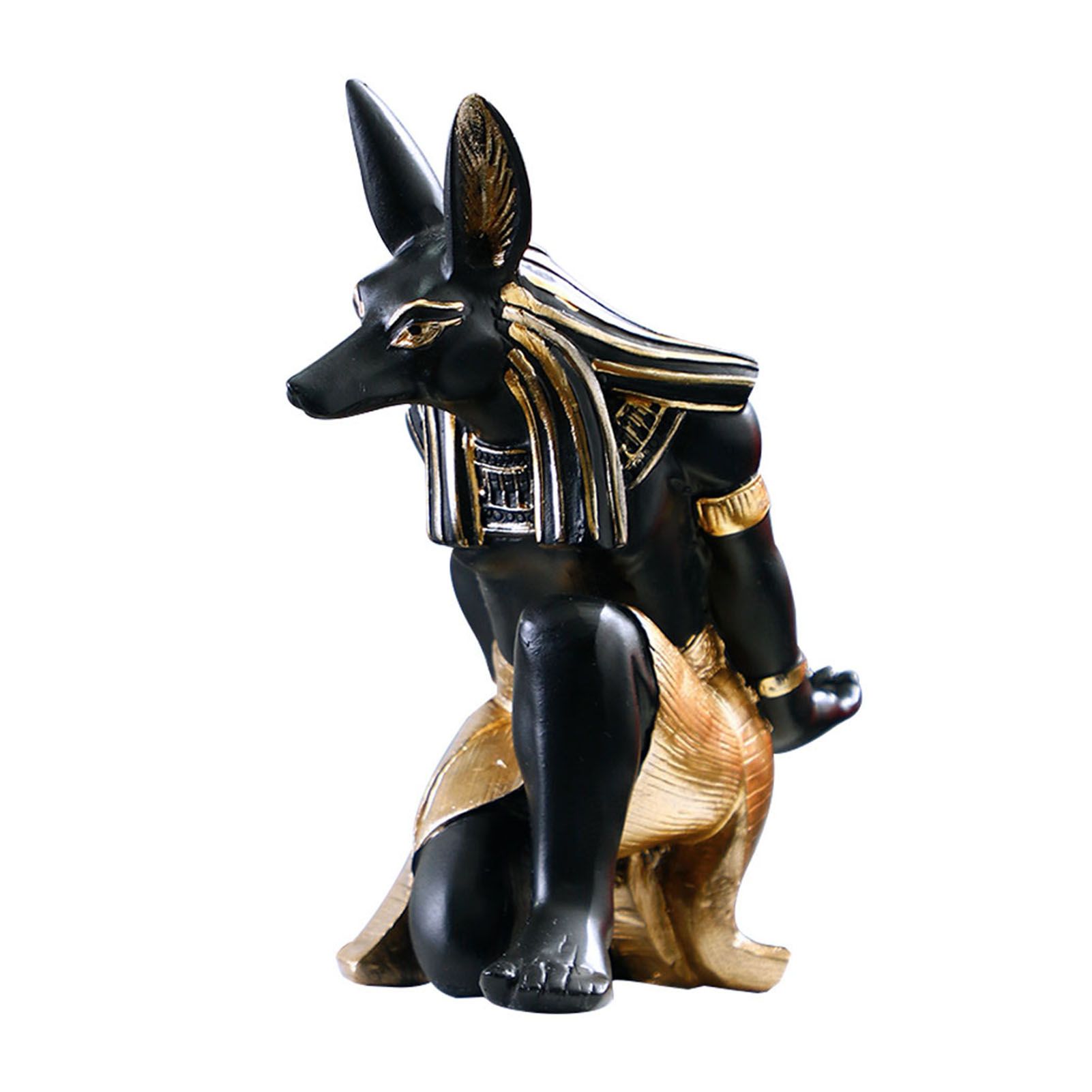 Creative Wine Rack Synthetic Resin Innovative Wine Rack Holder Single Bottle Wine Stand Table Ornament Anubis - Image 4