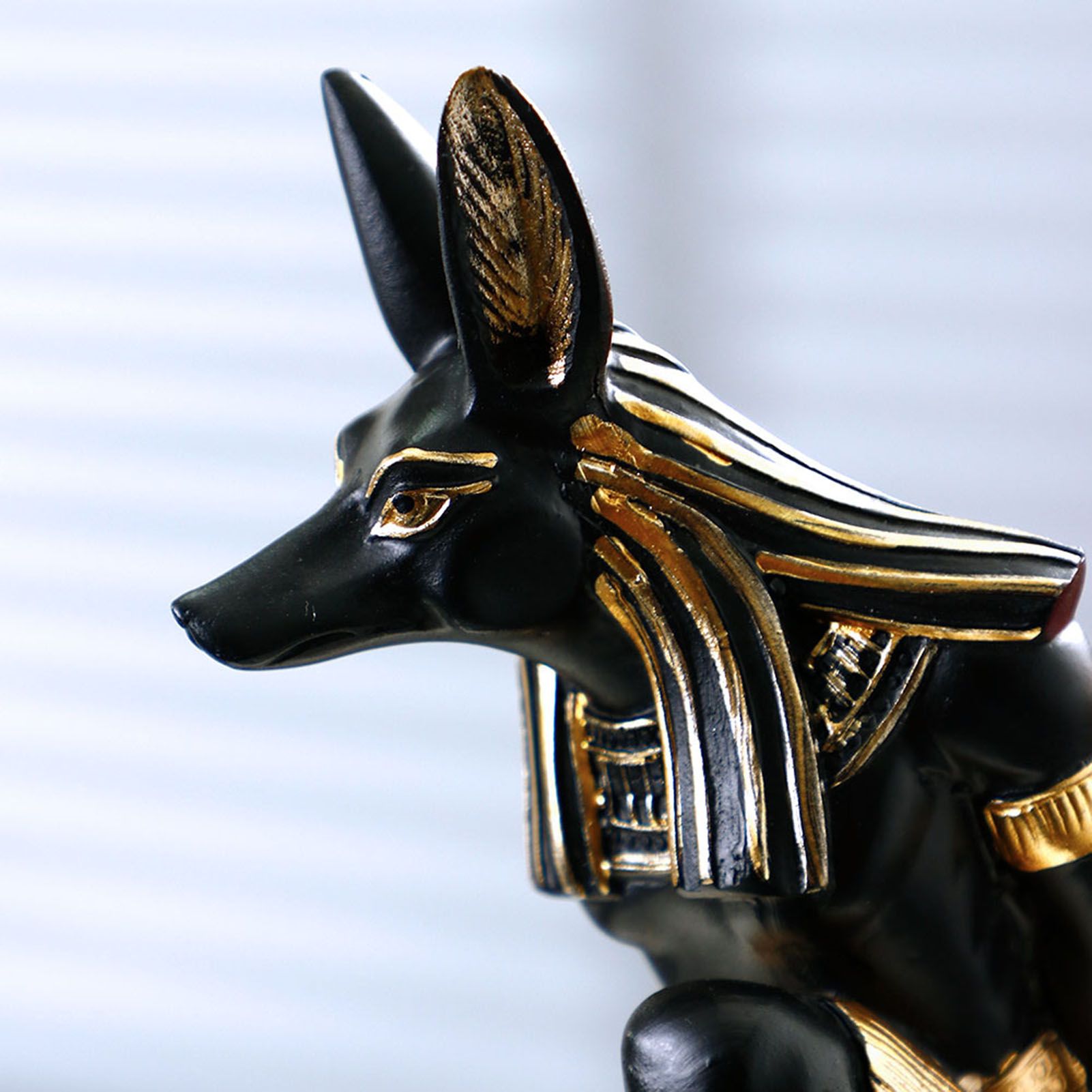 Creative Wine Rack Synthetic Resin Innovative Wine Rack Holder Single Bottle Wine Stand Table Ornament Anubis - Image 5