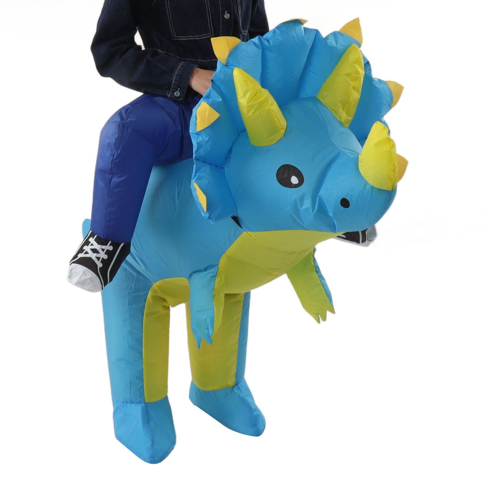 Inflatable Dinosaur Costume Halloween Cosplay Costume Party Riding Triangle Dinosaur Inflatable Doll Suit Adults 160‑190cm - Image 2