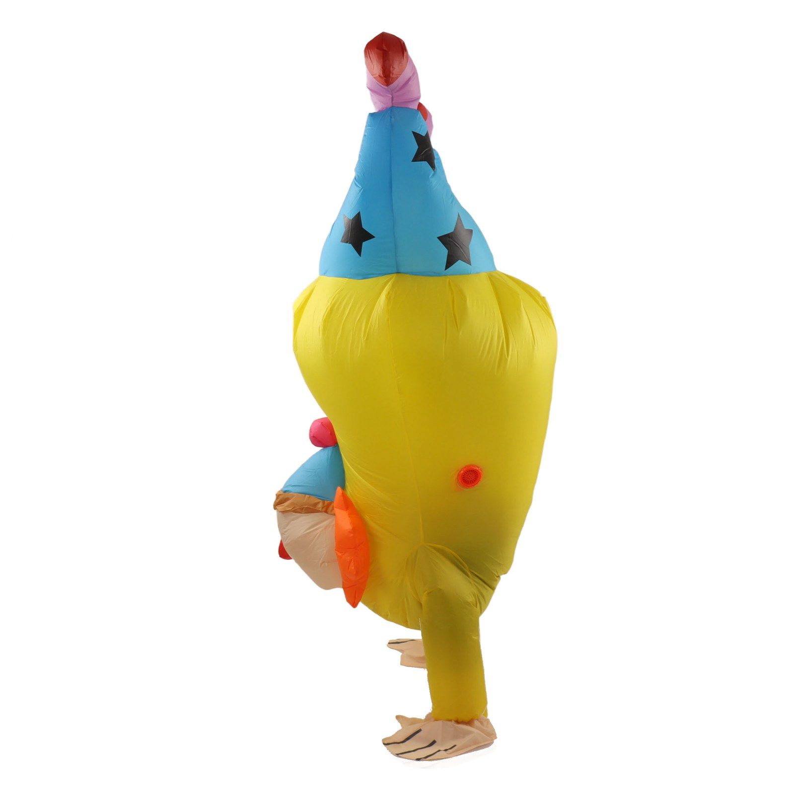 Adult Inflatable Handstand Clown Costume Halloween Upside Down Clown Inflatable Costume - Image 4