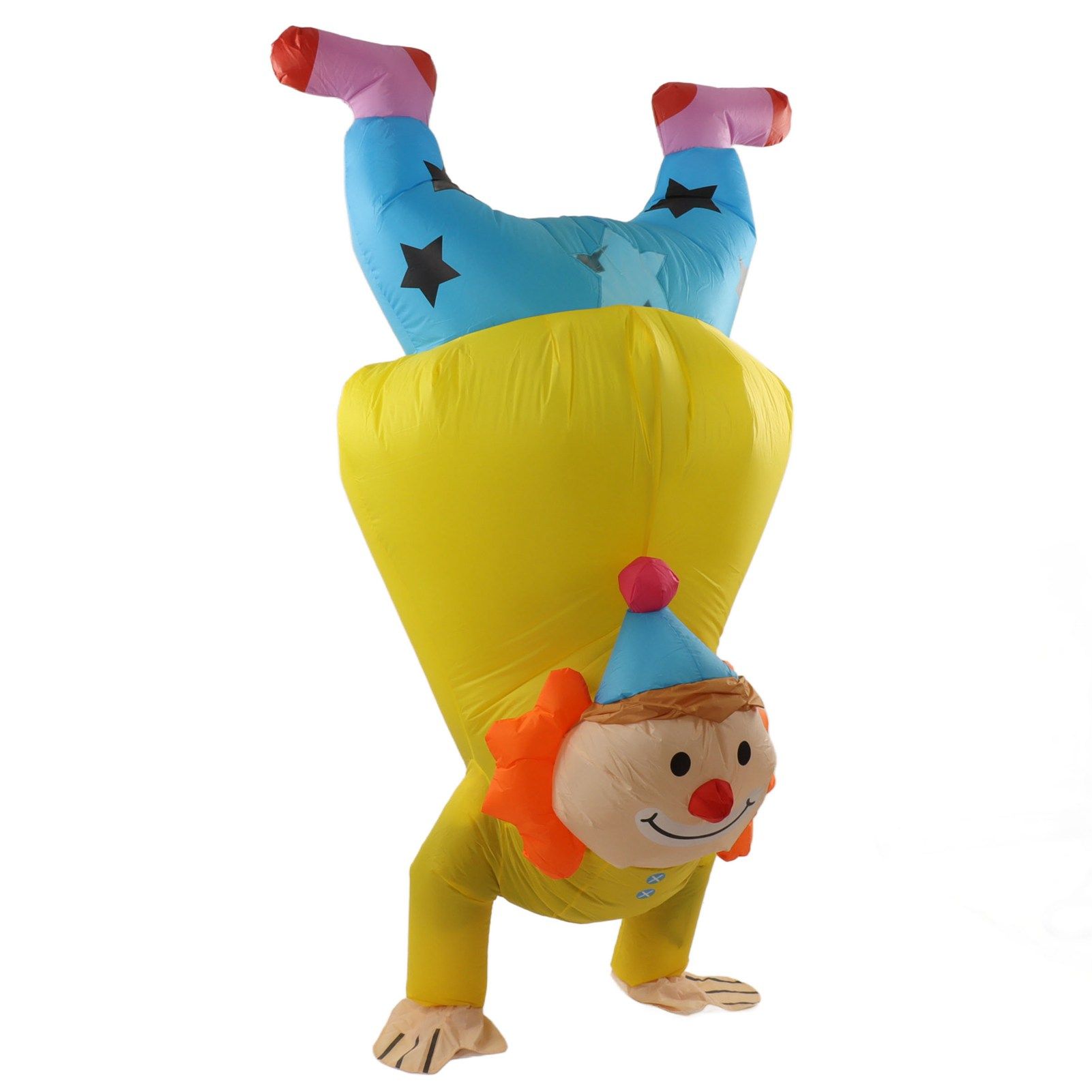 Adult Inflatable Handstand Clown Costume Halloween Upside Down Clown Inflatable Costume - Image 5