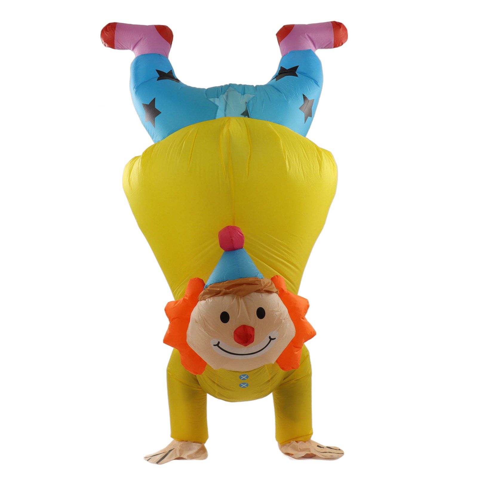 Adult Inflatable Handstand Clown Costume Halloween Upside Down Clown Inflatable Costume - Image 6
