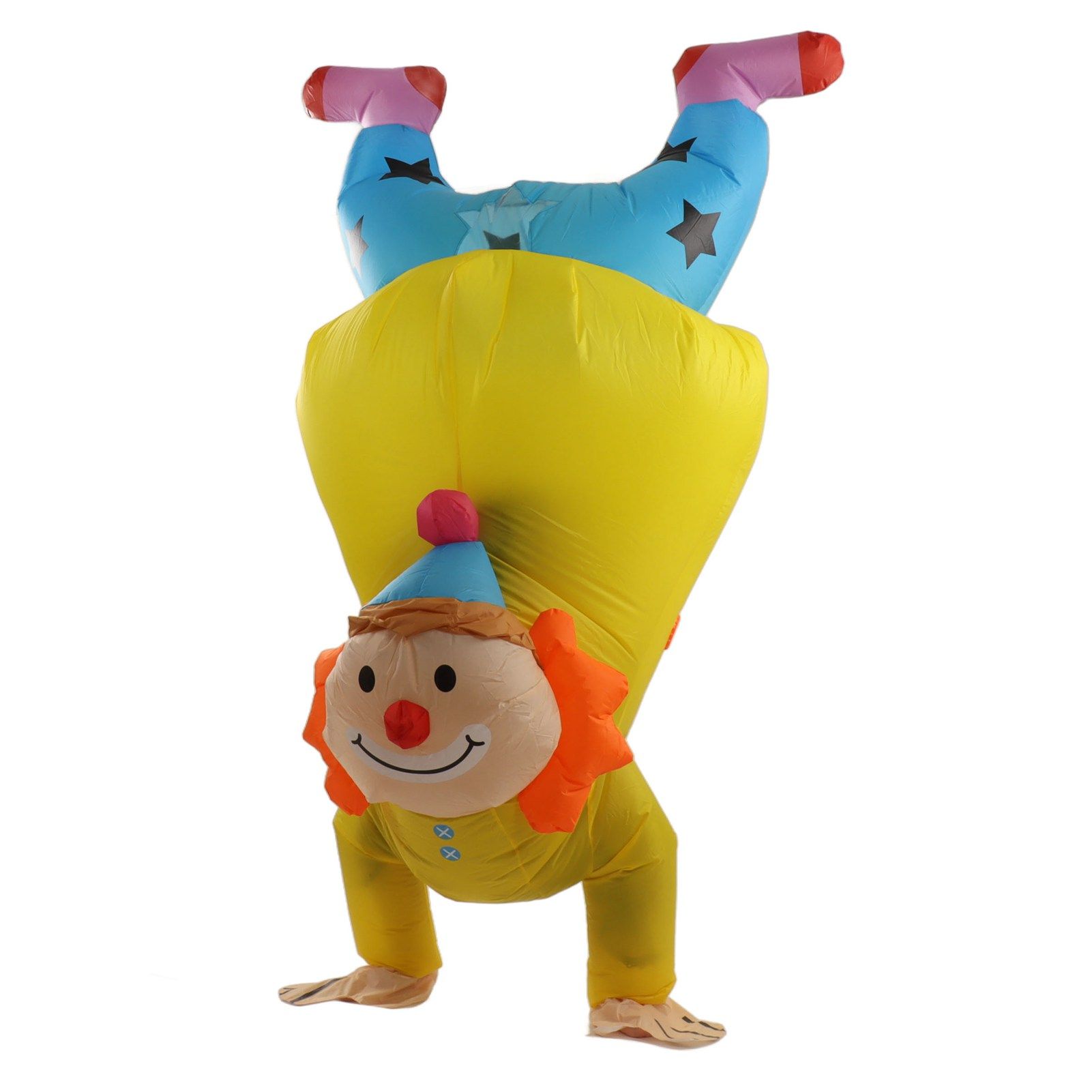 Adult Inflatable Handstand Clown Costume Halloween Upside Down Clown Inflatable Costume - Image 7