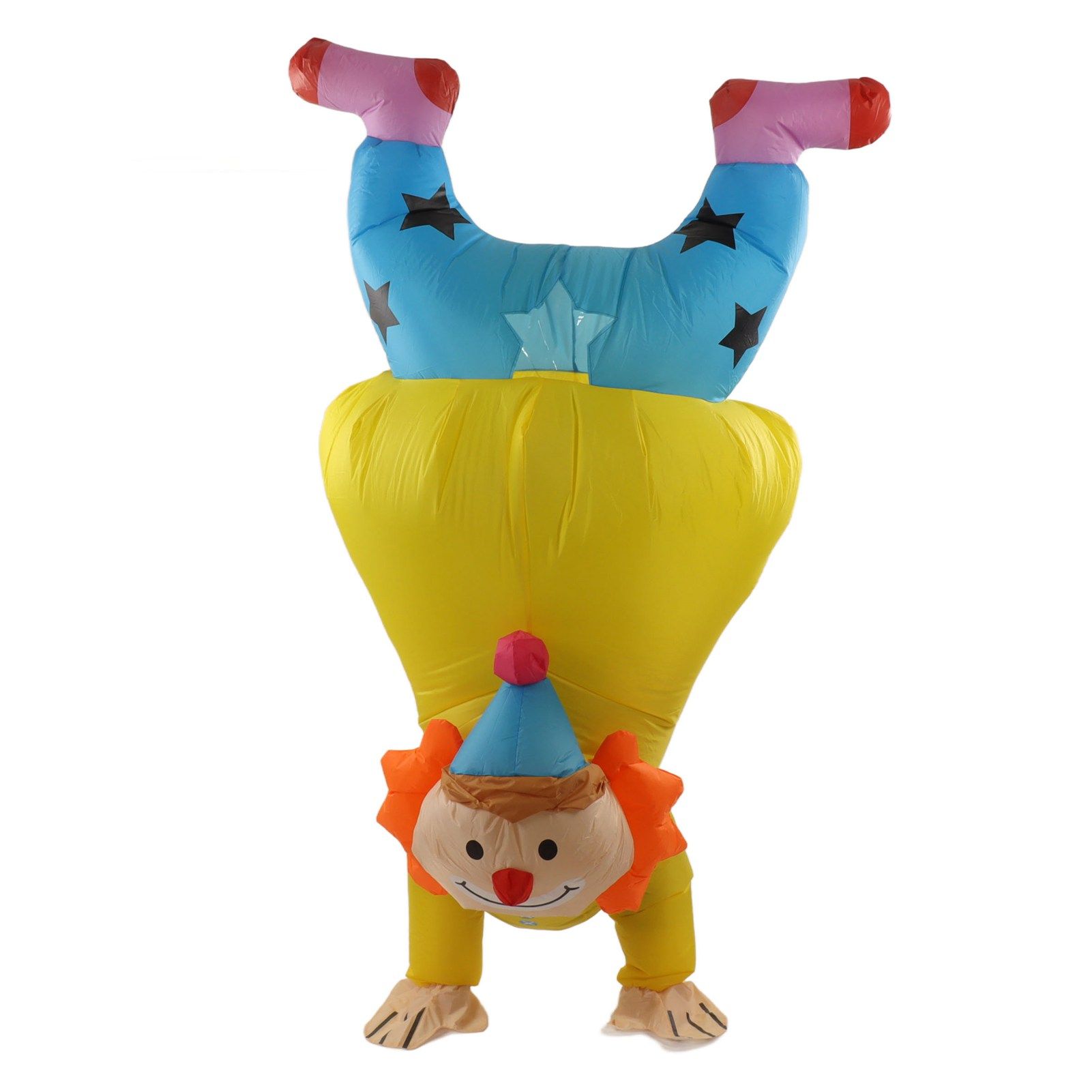 Adult Inflatable Handstand Clown Costume Halloween Upside Down Clown Inflatable Costume - Image 8