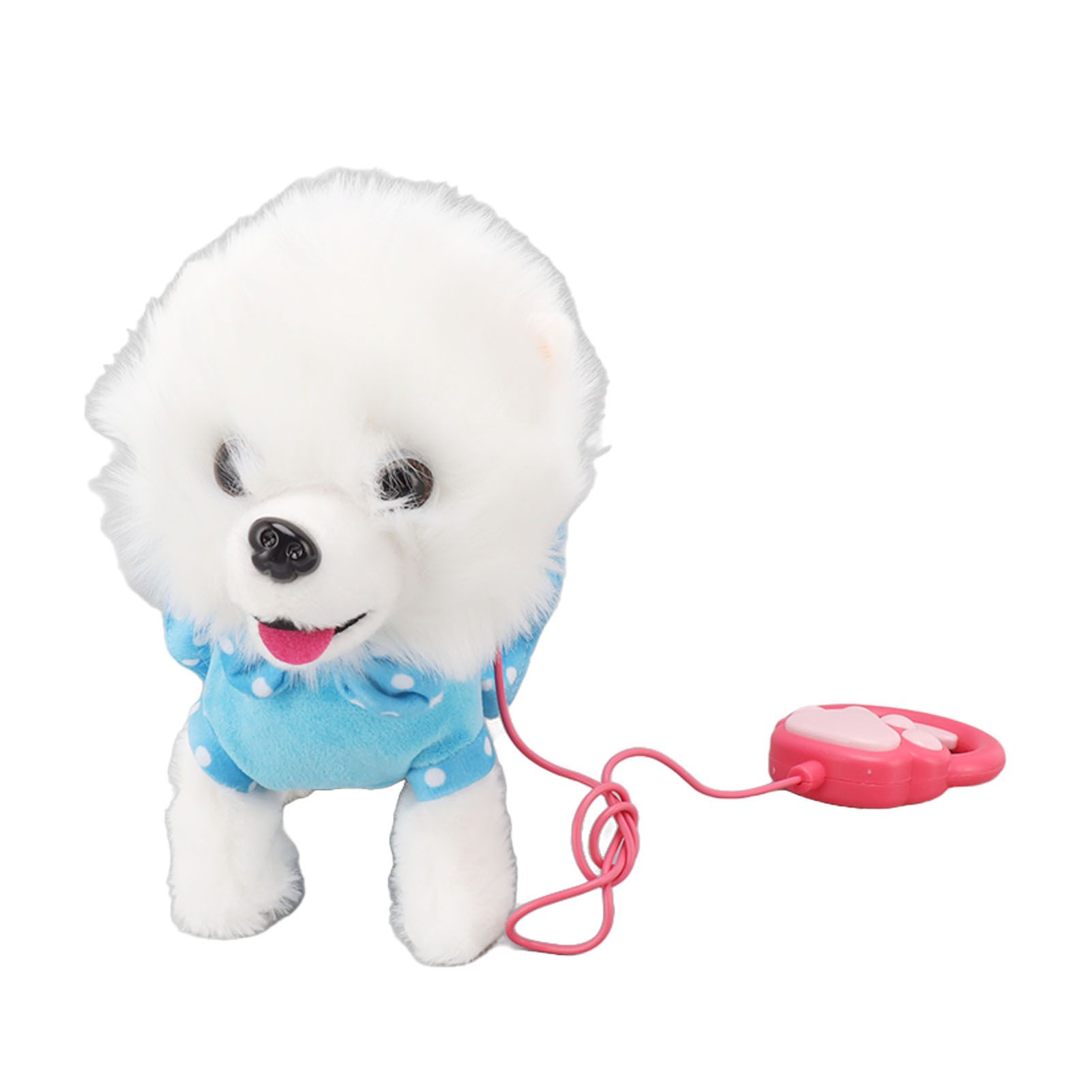 Electronic Plush Dog Interactive Puppy Singing Walking Toy with Remote Control Leash Kids Toddler Birthday Gifts Blue - Image 1