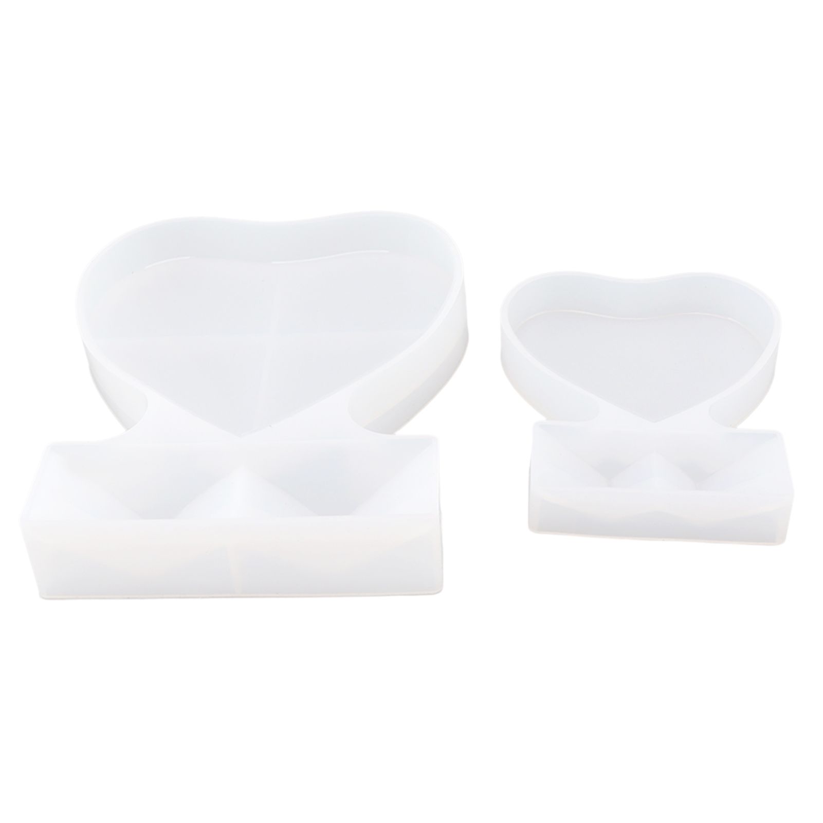 2PCS Heart Shape Photo Frame Mold Silicone Picture Mold DIY Personalized Photo Frame Mold for Home Decoration - Image 4