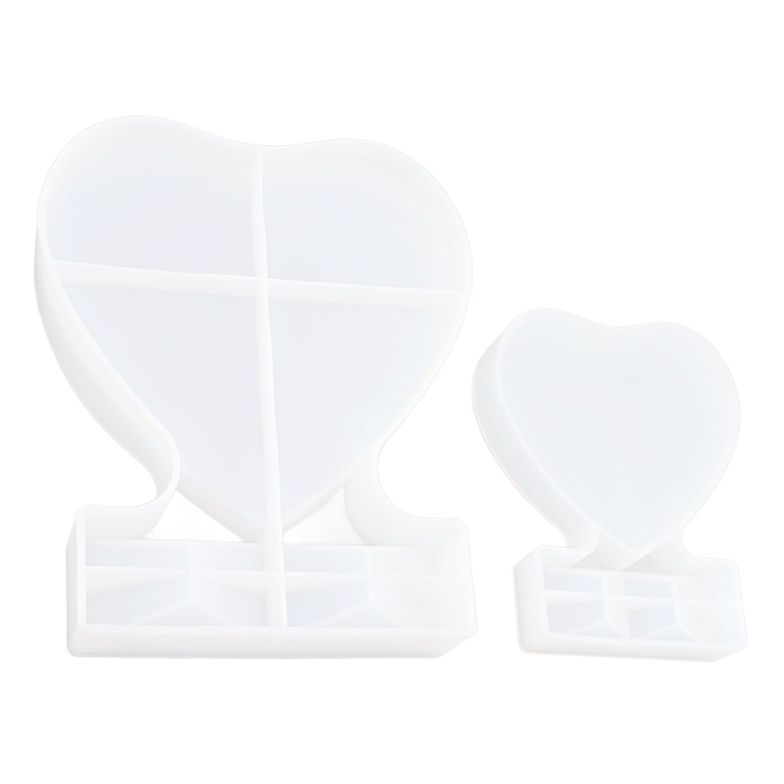 2PCS Heart Shape Photo Frame Mold Silicone Picture Mold DIY Personalized Photo Frame Mold for Home Decoration - Image 6