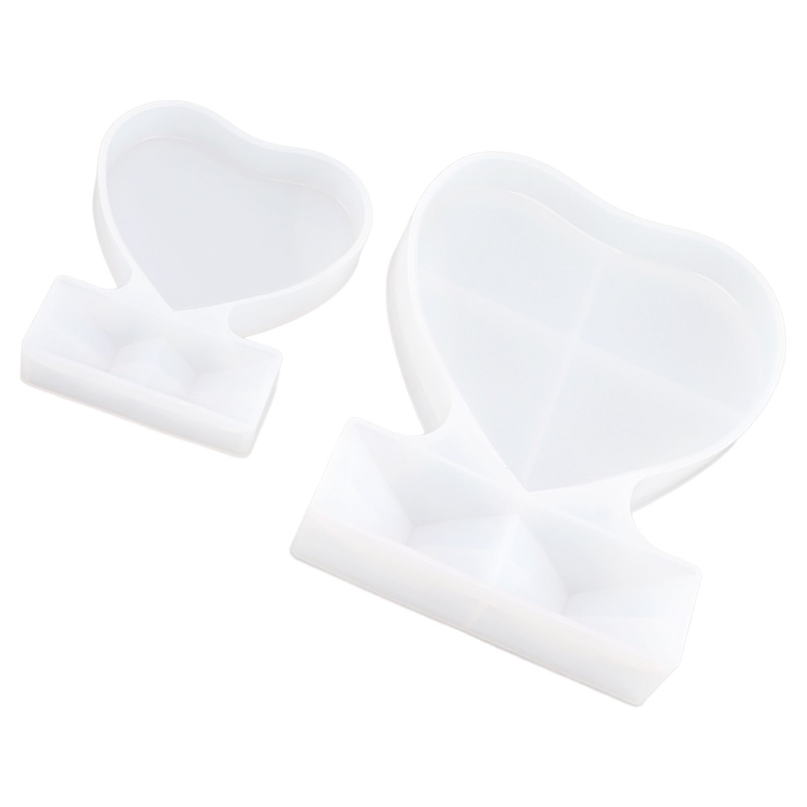 2PCS Heart Shape Photo Frame Mold Silicone Picture Mold DIY Personalized Photo Frame Mold for Home Decoration - Image 7