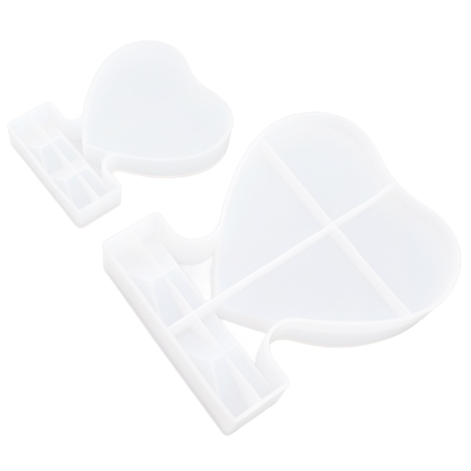 2PCS Heart Shape Photo Frame Mold Silicone Picture Mold DIY Personalized Photo Frame Mold for Home Decoration - Image 8