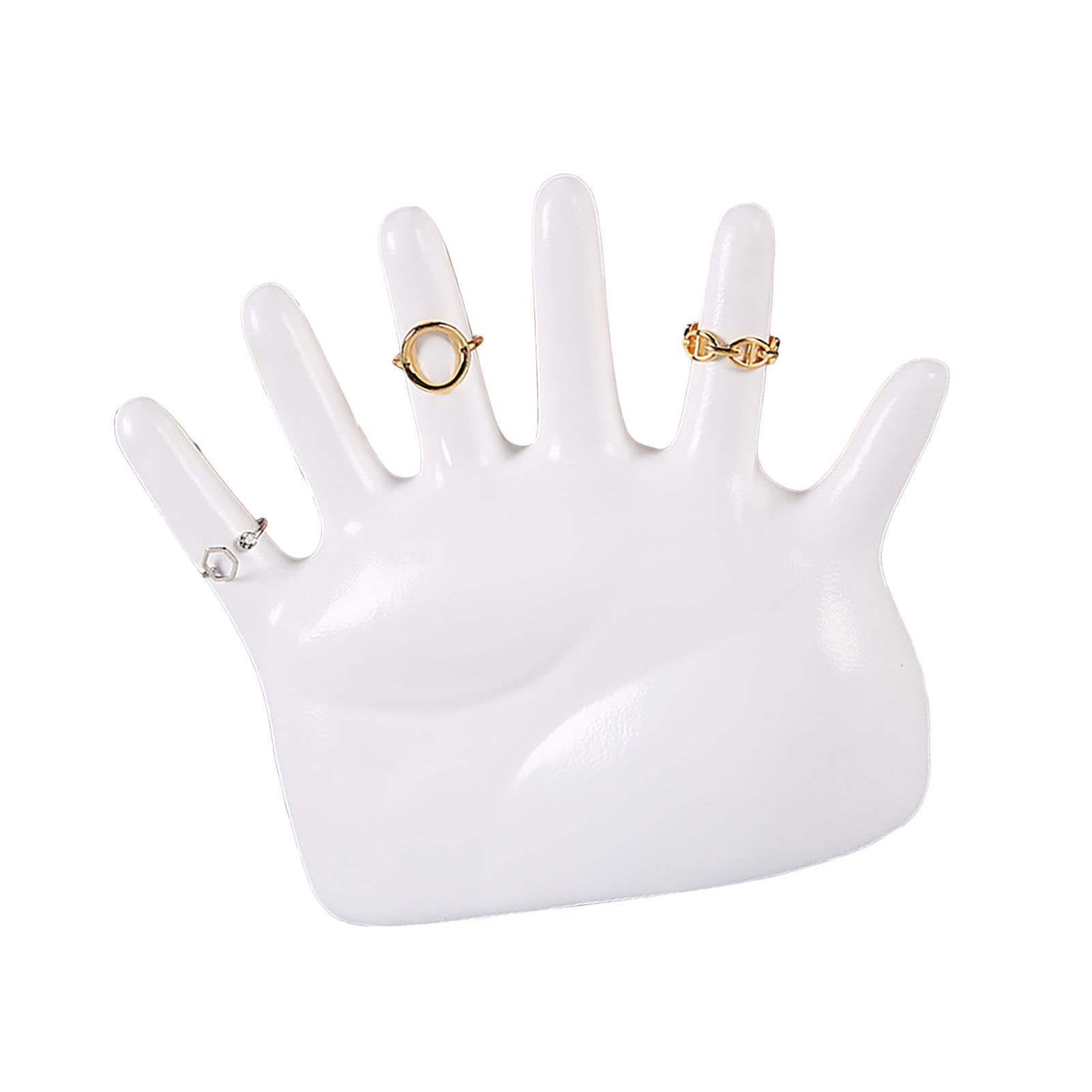 Ring Hand Holder All Round Display Fade Resistant Exquisite Hand Jewelry Display Stand for Bracelets Watches White - Image 3