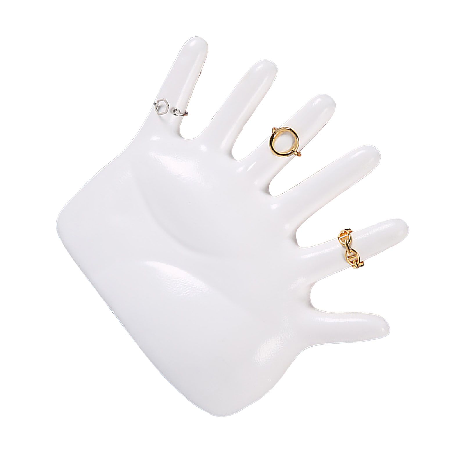 Ring Hand Holder All Round Display Fade Resistant Exquisite Hand Jewelry Display Stand for Bracelets Watches White - Image 4