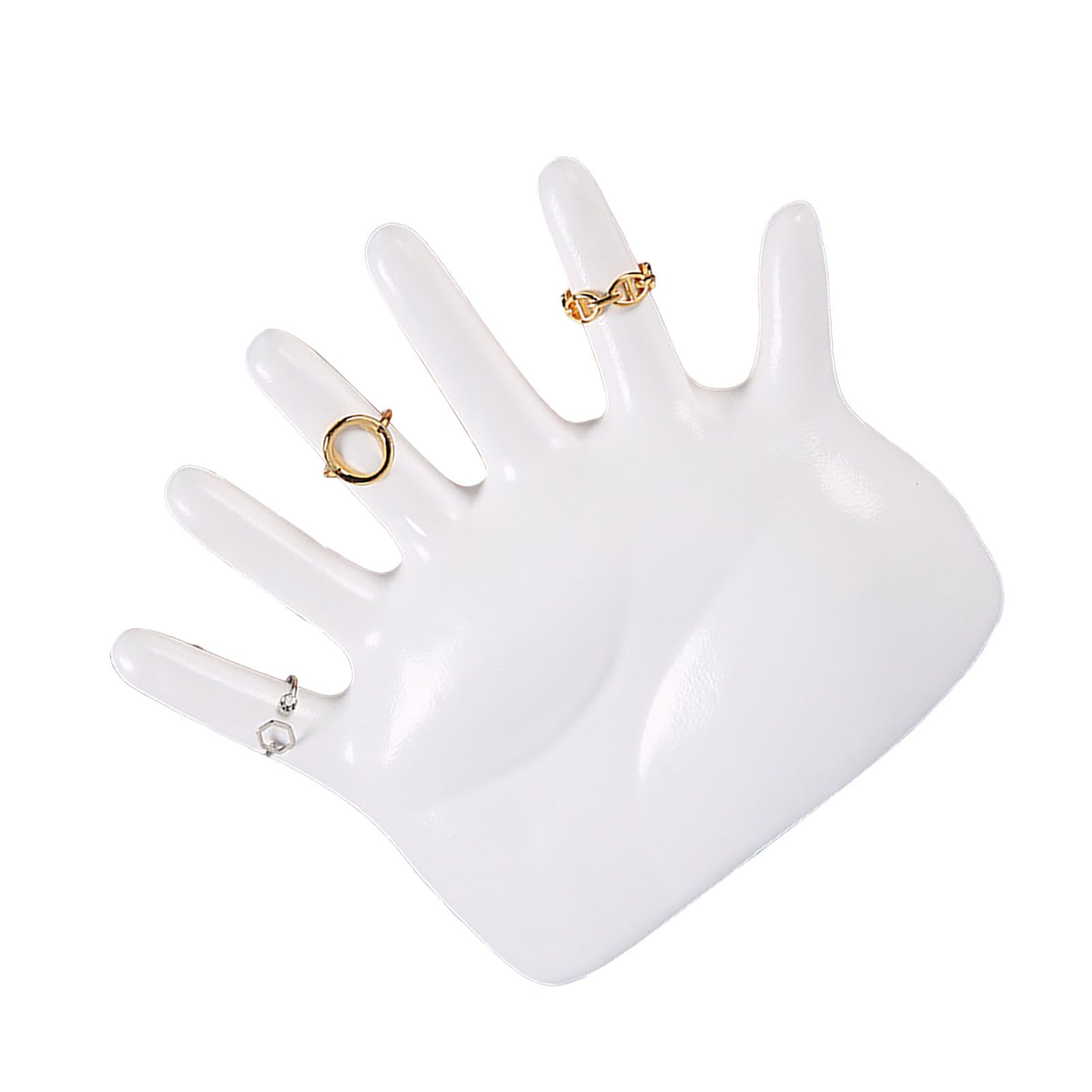 Ring Hand Holder All Round Display Fade Resistant Exquisite Hand Jewelry Display Stand for Bracelets Watches White - Image 5