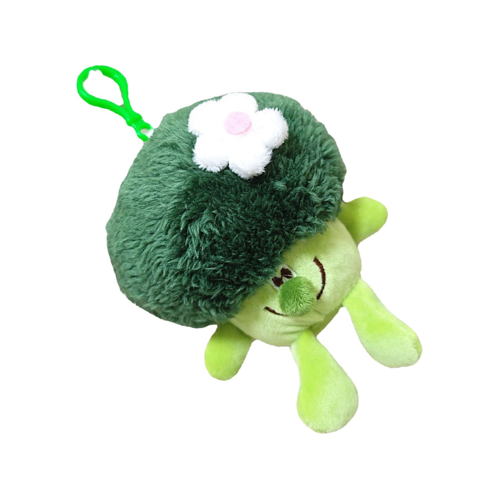 Plush Pendant Cute Broccoli Shape Stuffed Toy PP Cotton Vegetable Pendant for Keychain Keyring Bag Large - Image 2