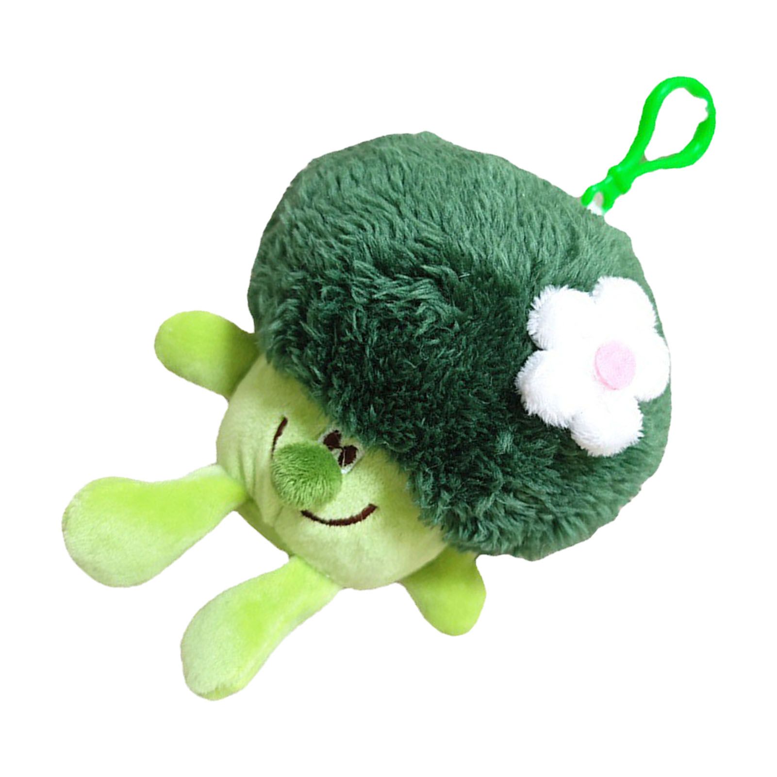 Plush Pendant Cute Broccoli Shape Stuffed Toy PP Cotton Vegetable Pendant for Keychain Keyring Bag Large - Image 3