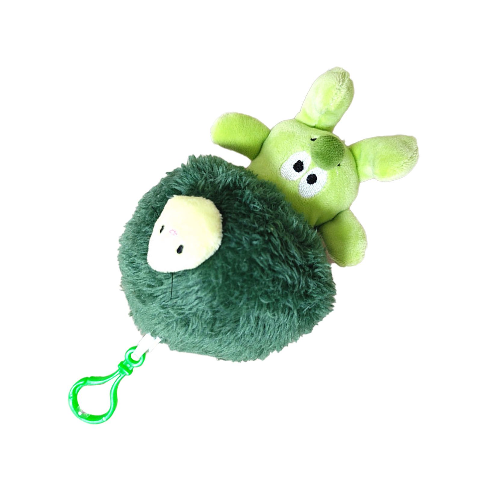 Plush Pendant Cute Broccoli Shape Stuffed Toy PP Cotton Vegetable Pendant for Keychain Keyring Bag Small - Image 4