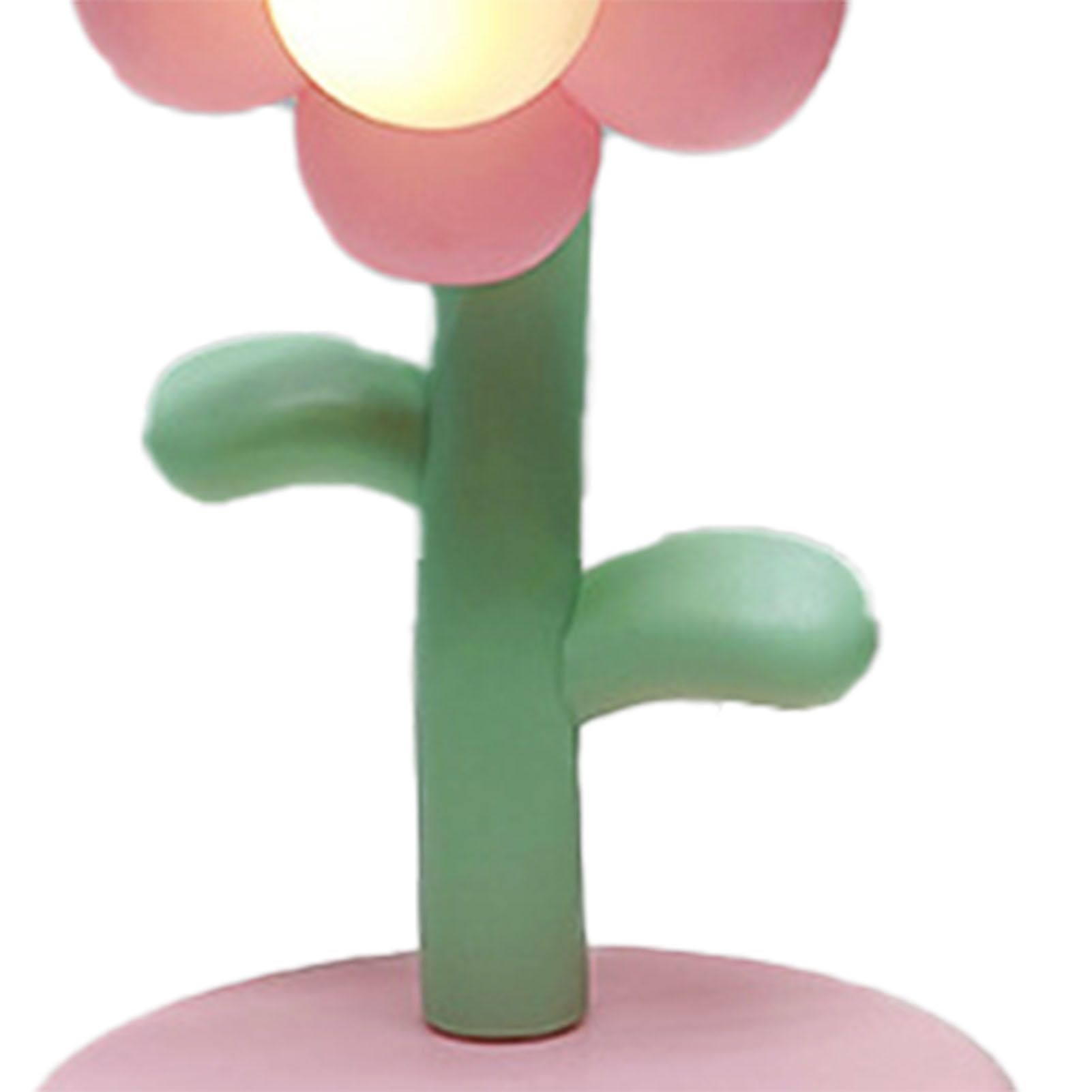 Table Lamp Cute Flower Night Light Portable Desk Lamp Decorative for Office Dorm Decor Pink - Image 8