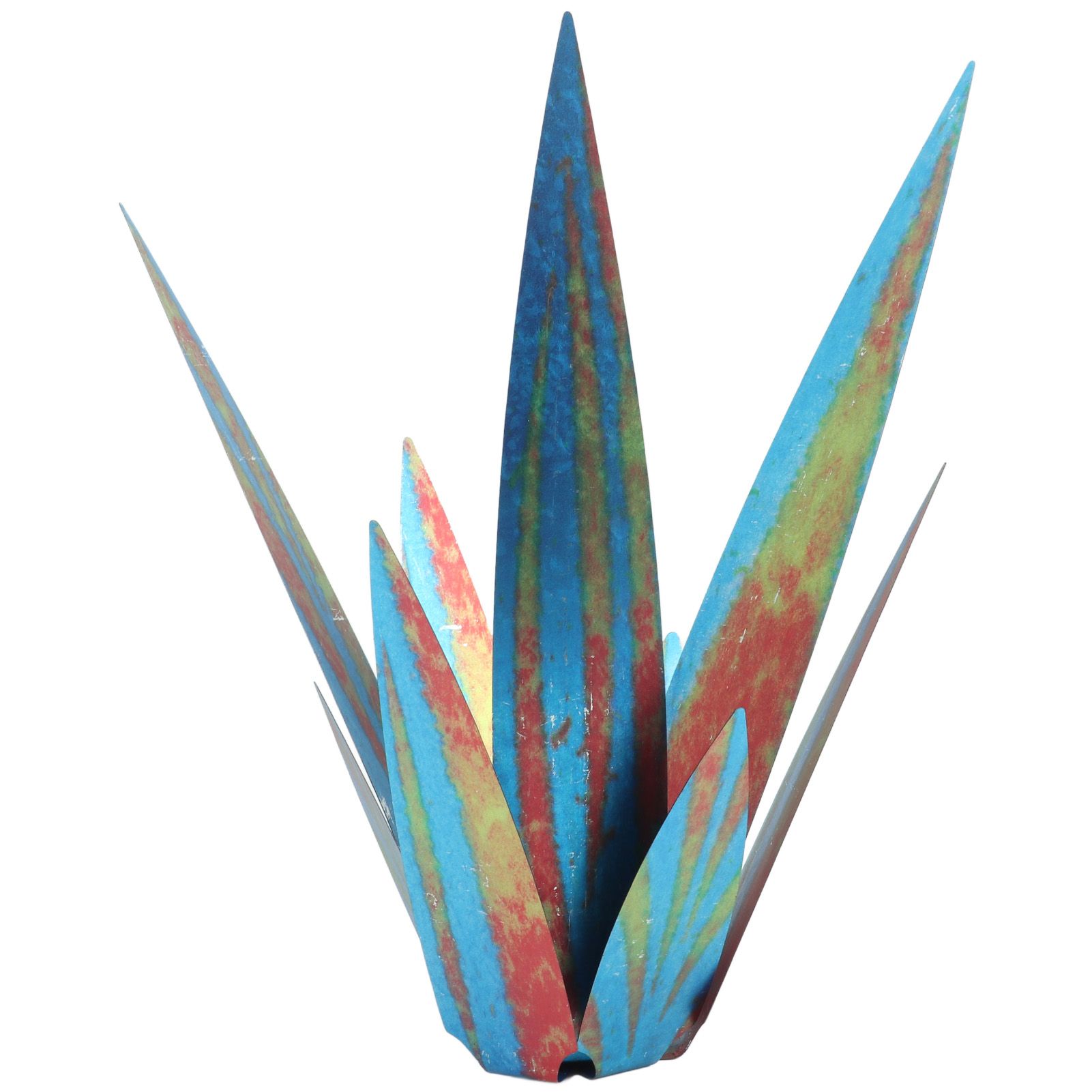 Tequila Sculpture Iron Plant Decor Metallic Luster Home Decoration for Patio Garden - Image 2
