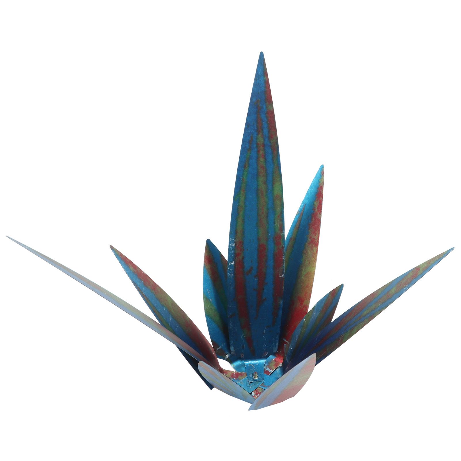 Tequila Sculpture Iron Plant Decor Metallic Luster Home Decoration for Patio Garden - Image 3