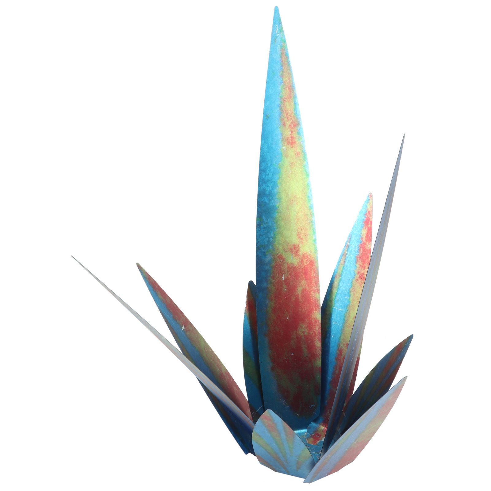 Tequila Sculpture Iron Plant Decor Metallic Luster Home Decoration for Patio Garden - Image 4