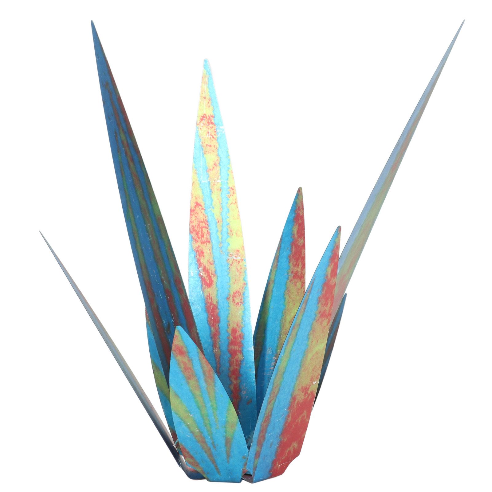 Tequila Sculpture Iron Plant Decor Metallic Luster Home Decoration for Patio Garden - Image 8