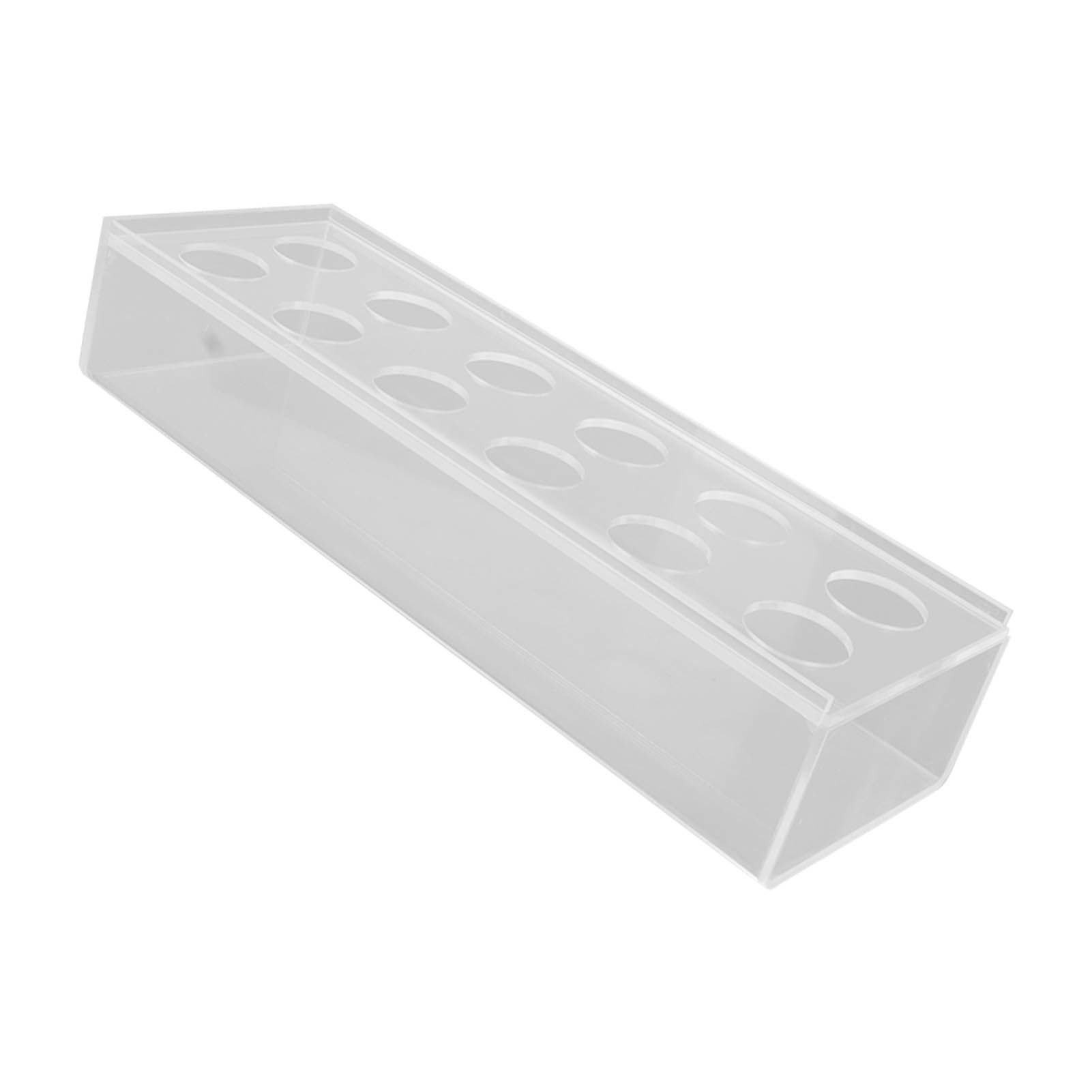 Clear Acrylic Flower Vase Multi Holes Elegant Decorative Long Rectangle Vase for Wedding Home Dining Table Decor 30cm/11.7in - Image 6