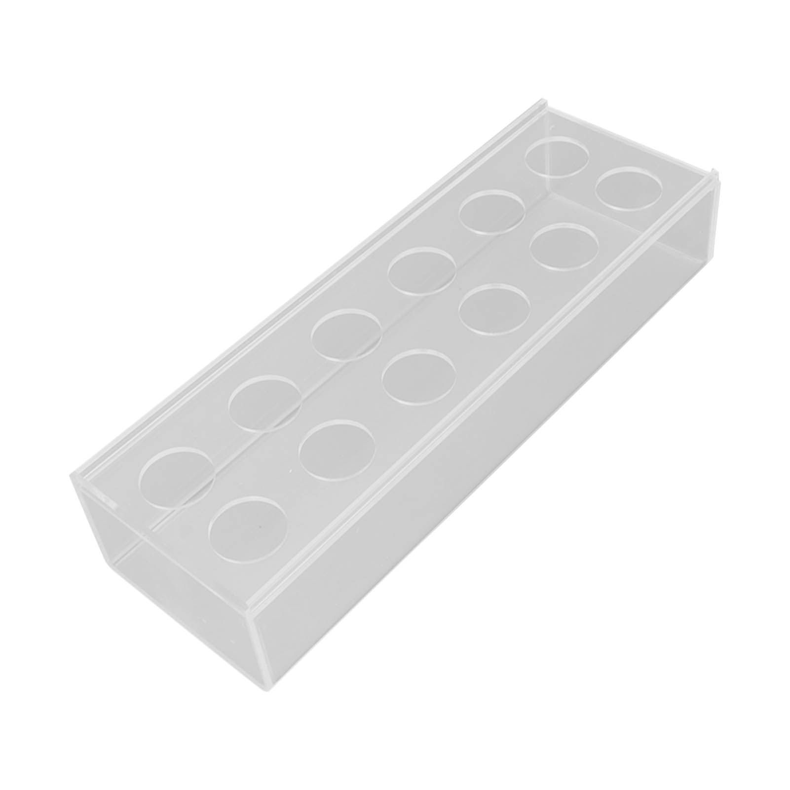 Clear Acrylic Flower Vase Multi Holes Elegant Decorative Long Rectangle Vase for Wedding Home Dining Table Decor 30cm/11.7in - Image 8