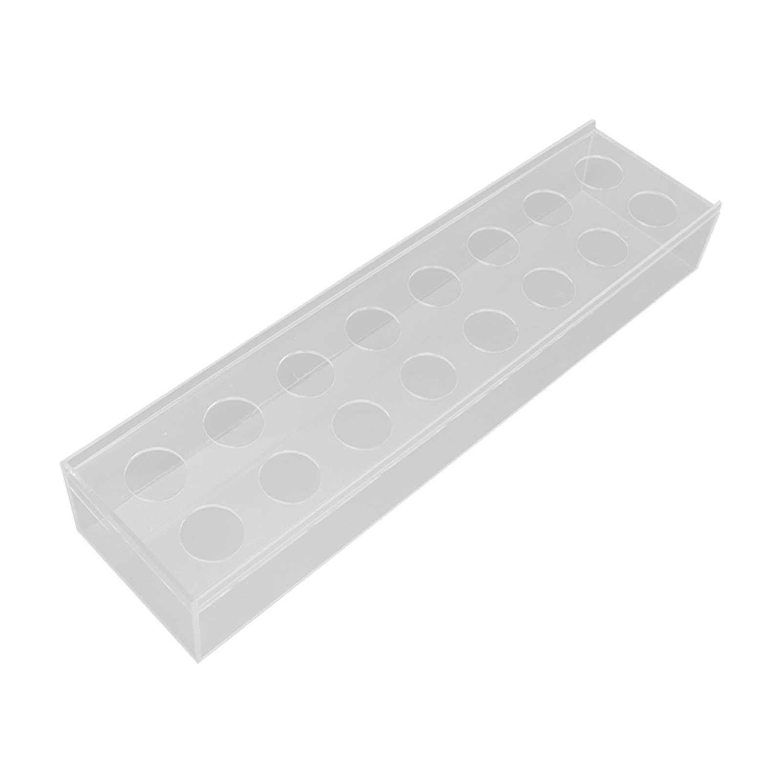 Clear Acrylic Flower Vase Multi Holes Elegant Decorative Long Rectangle Vase for Wedding Home Dining Table Decor 40cm/15.7in - Image 3