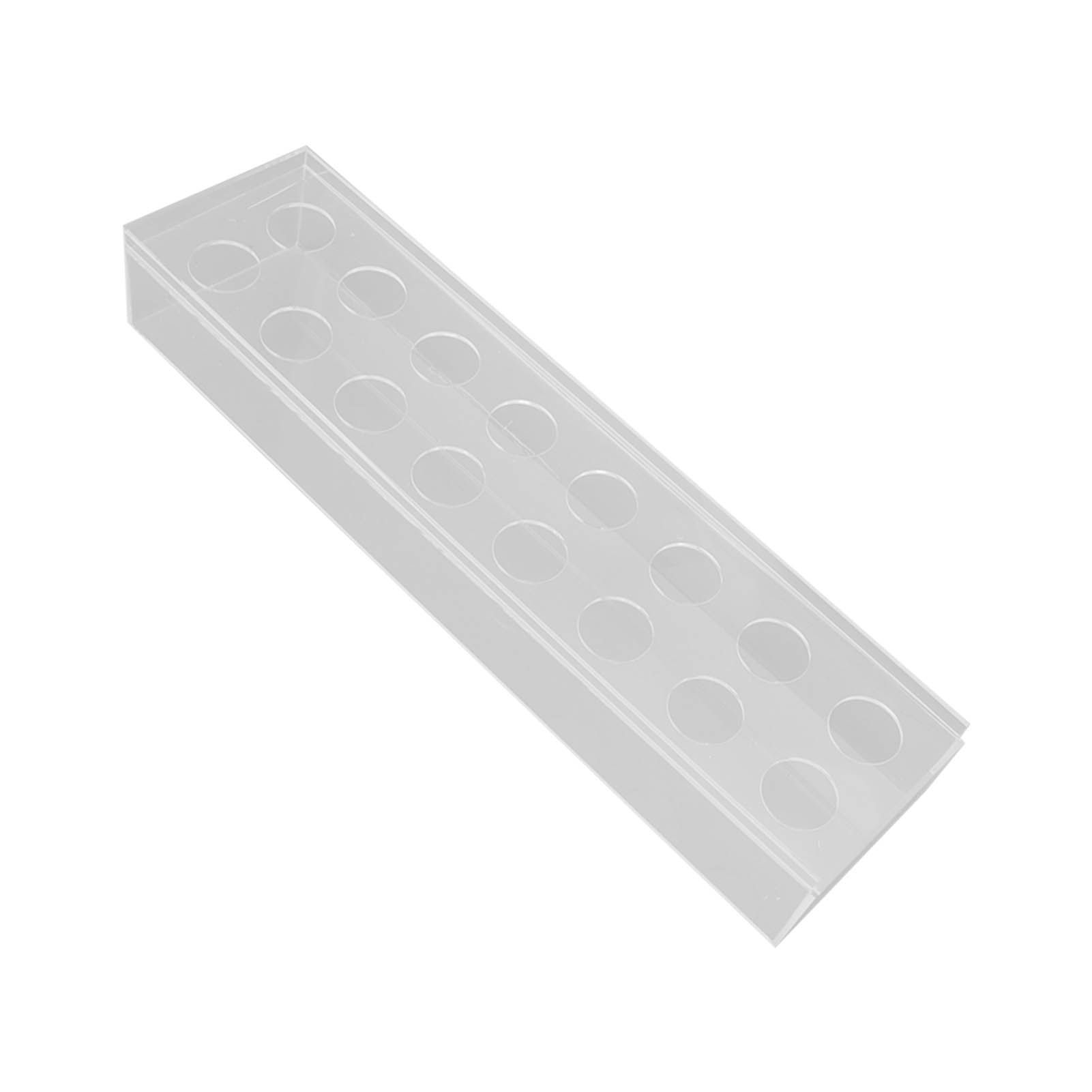 Clear Acrylic Flower Vase Multi Holes Elegant Decorative Long Rectangle Vase for Wedding Home Dining Table Decor 40cm/15.7in - Image 6