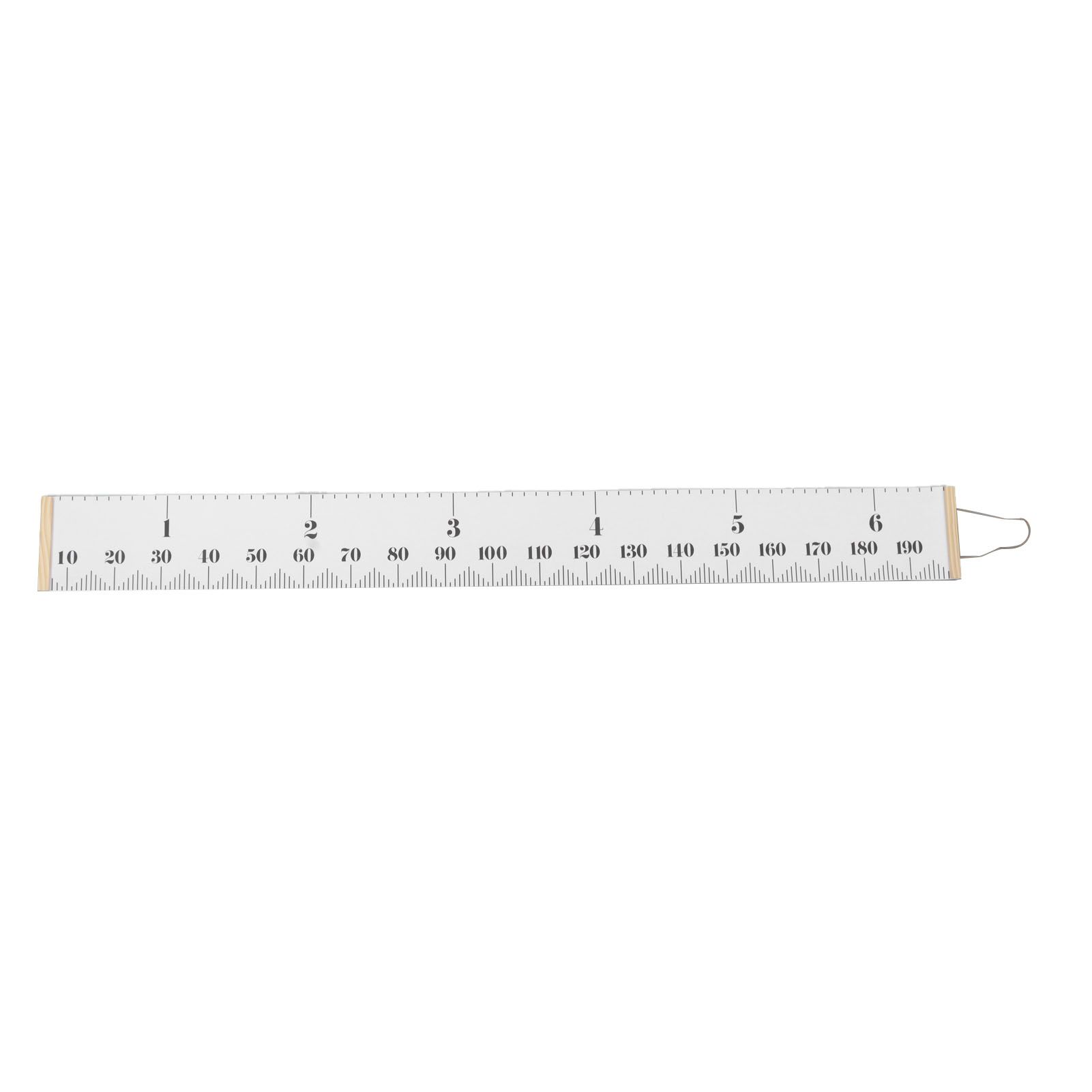 Kids Growth Chart Accurate Baby Height Growth Chart Ruler Removable Canvas Wall Hanging Measurement Chart for Home Classic White - Image 1